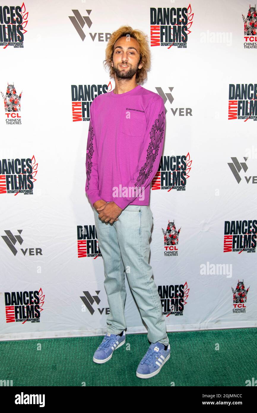 Los Angeles, USA. September 2021. Max Gertler nimmt am 24. Jährlichen Dances with Films Festival Teil Musikvideos Premiere von „Batman“ und „YGB Rappin“ All Fast“ von Max Corman am 10. September 2021 im TCL Chinese Theatre, Los Angeles, CA Quelle: Eugene Powers/Alamy Live News Stockfoto