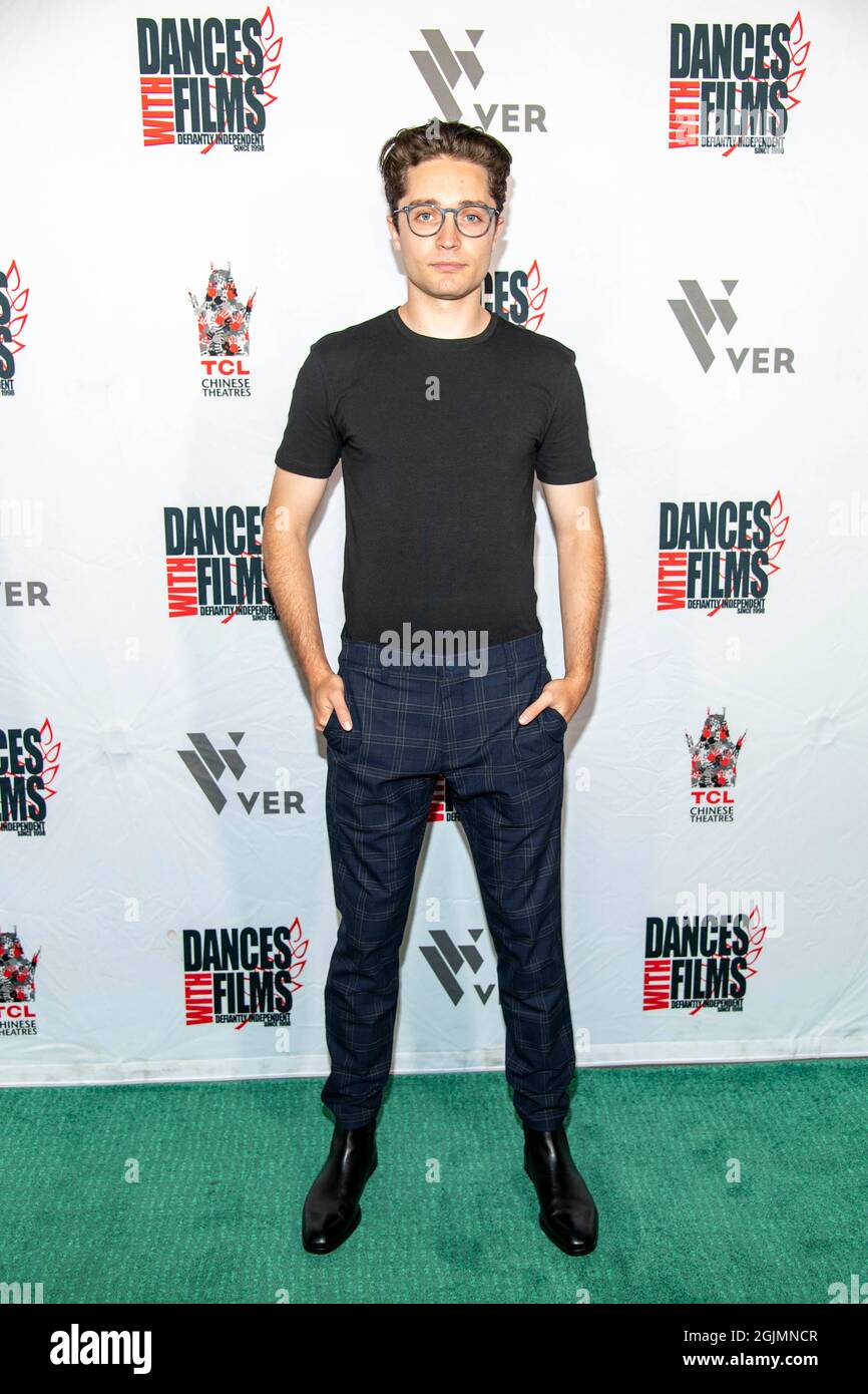 Los Angeles, USA. September 2021. Max Corman nimmt am 24. Jährlichen Dances with Films Festival Teil Musikvideos Premiere von „Batman“ und „YGB Rappin“ All Fast“ von Max Corman am 10. September 2021 im TCL Chinese Theatre, Los Angeles, CA Quelle: Eugene Powers/Alamy Live News Stockfoto