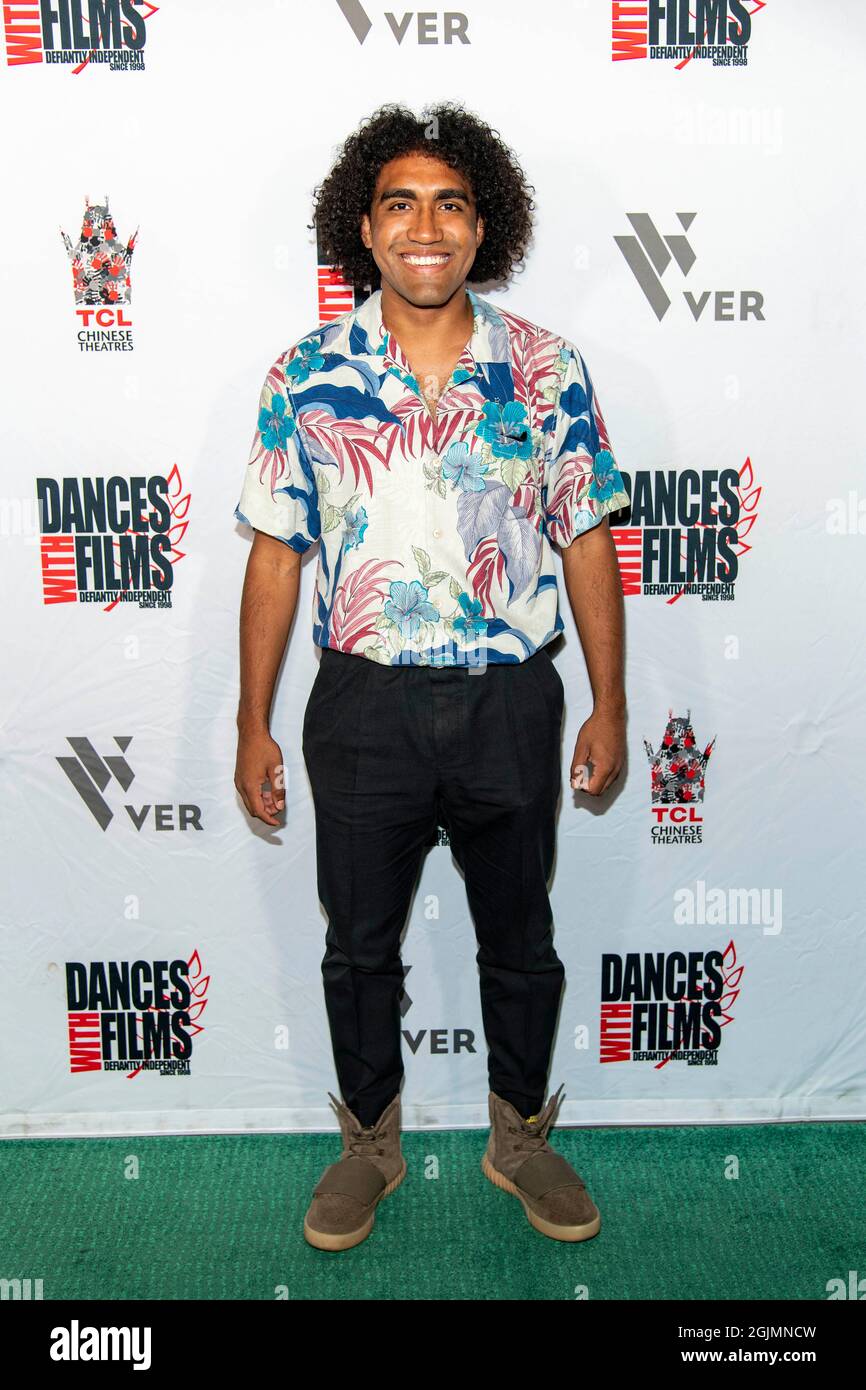 Los Angeles, USA. September 2021. Jose Serrano nimmt am 24. Jährlichen Dances with Films Festival Teil Musikvideos Premiere von „Batman“ und „YGB Rappin“ All Fast“ von Max Corman am 10. September 2021 im TCL Chinese Theatre, Los Angeles, CA Credit: Eugene Powers/Alamy Live News Stockfoto
