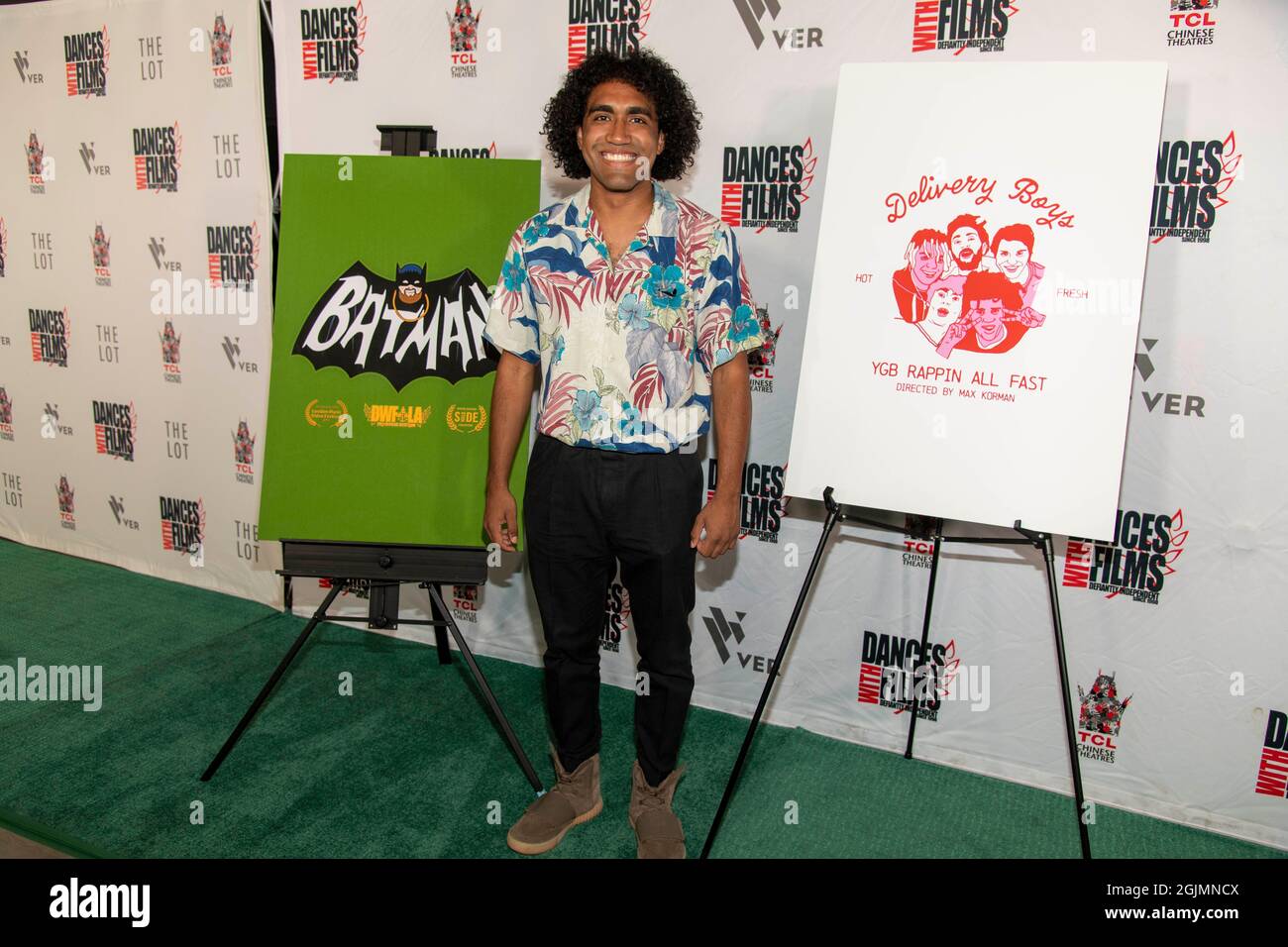 Los Angeles, USA. September 2021. Jose Serrano nimmt am 24. Jährlichen Dances with Films Festival Teil Musikvideos Premiere von „Batman“ und „YGB Rappin“ All Fast“ von Max Corman am 10. September 2021 im TCL Chinese Theatre, Los Angeles, CA Credit: Eugene Powers/Alamy Live News Stockfoto