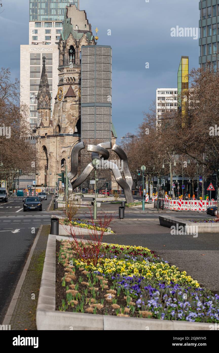 Kaiser-Wilhelm-Gedächtnis-Kirche in Berlin Stockfoto