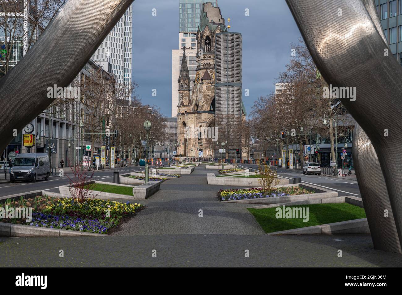 Kaiser-Wilhelm-Gedächtnis-Kirche in Berlin Stockfoto