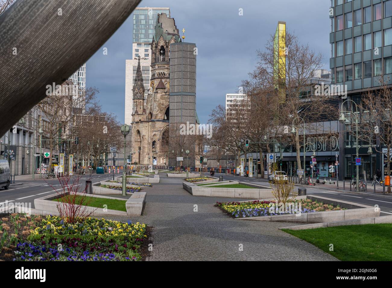 Kaiser-Wilhelm-Gedächtnis-Kirche in Berlin Stockfoto