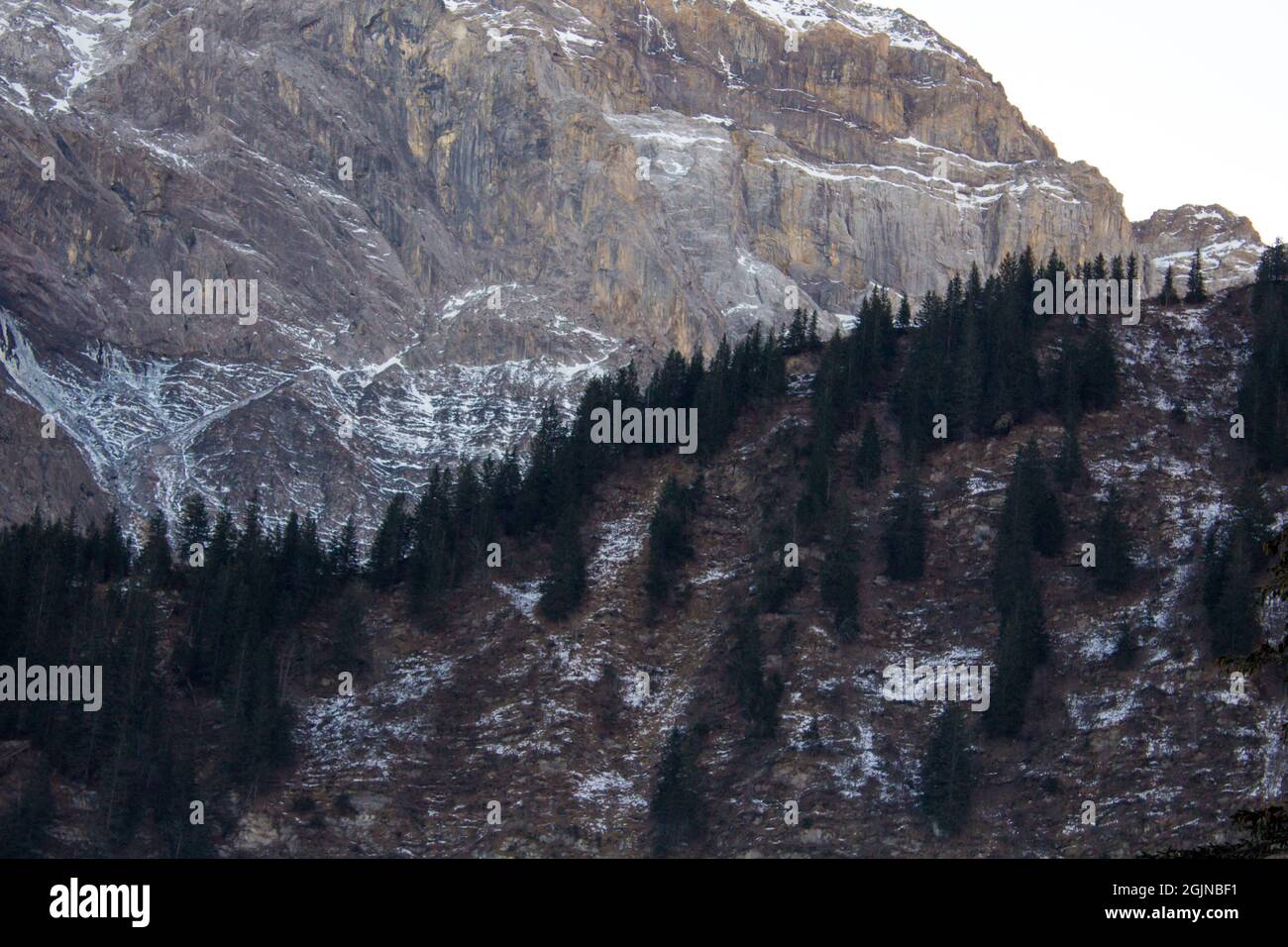 Berge von Glarus Stockfoto