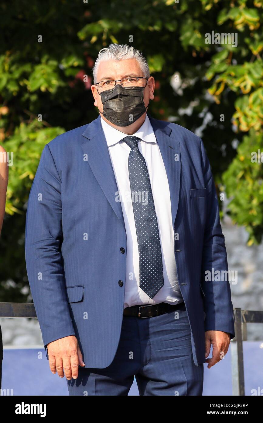 Trento, Trient, Italien, 11. September 2021, Enrico DALLA CASA (ITA) Präsident der UEC während der UEC Road European Championships - Elite Women Road Race - Street Cycling Stockfoto