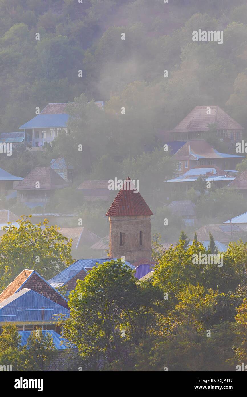 Kuppel einer alten christlichen Kirche im Dorf Kish Stockfoto