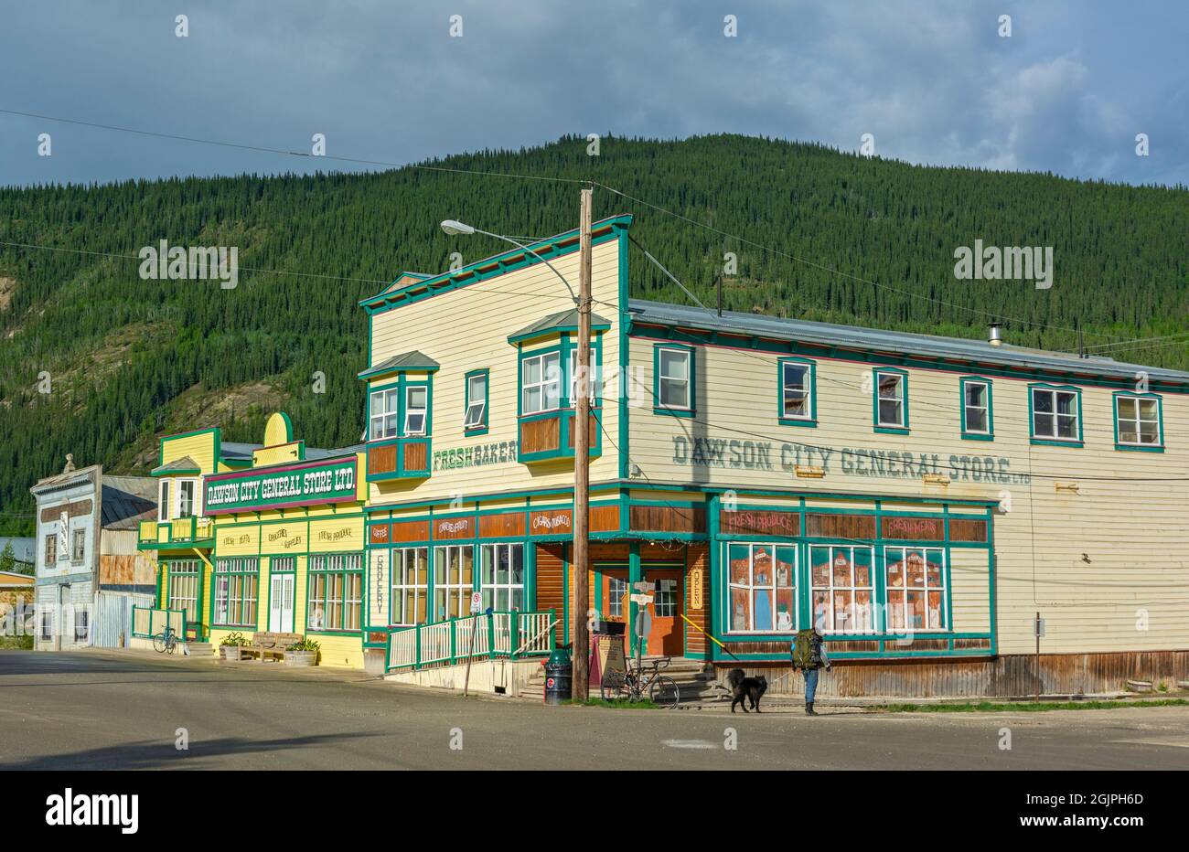 Kanada, Yukon Territory, Dawson City, Dawson City General Store Stockfoto
