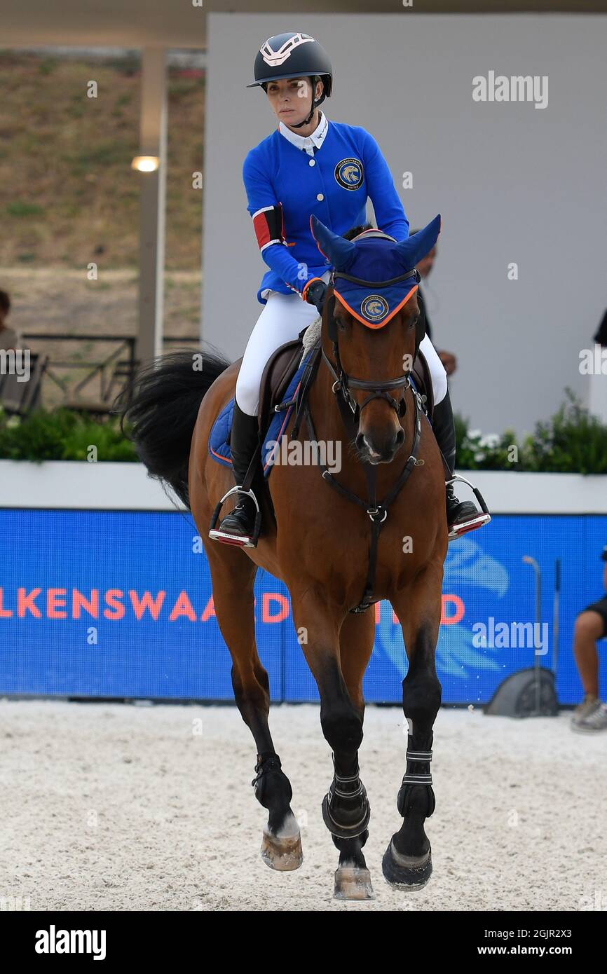 Circo Massimo Stadium Rom, Italien. September 2021. Longines Global Equestrian Champions Tour: Edwina Tops-Alexander Credit: Action Plus Sports/Alamy Live News Stockfoto