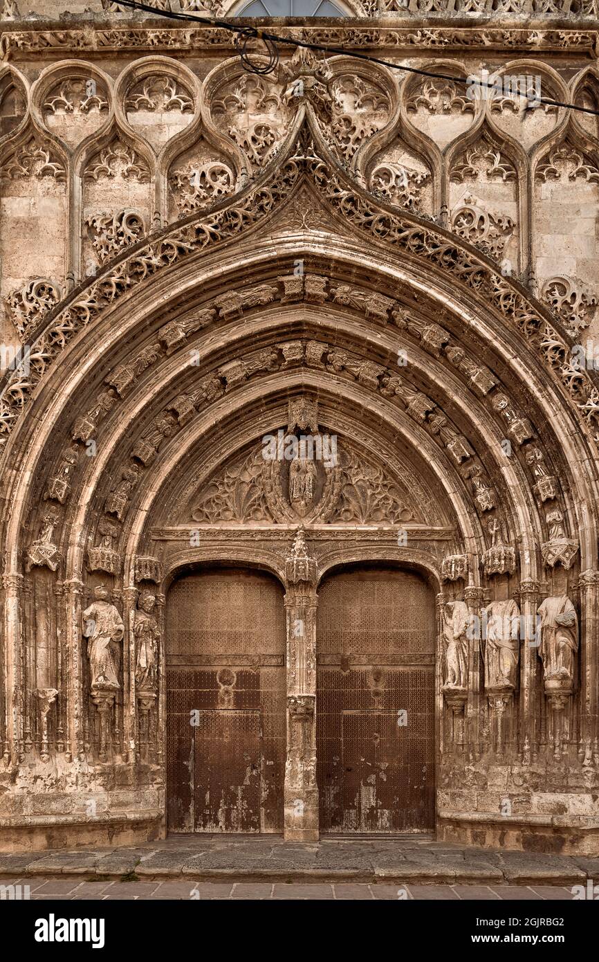 Requena ist eine spanische Gemeinde in der Provinz Valencia in der Region Valencia. Gebiet bekannt als Valencia Castellana, Spanien, Europa Stockfoto