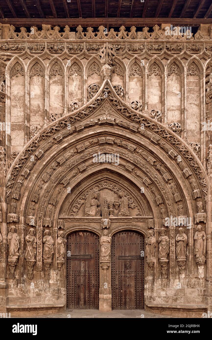 Requena ist eine spanische Gemeinde in der Provinz Valencia in der Region Valencia. Gebiet bekannt als Valencia Castellana, Spanien, Europa Stockfoto