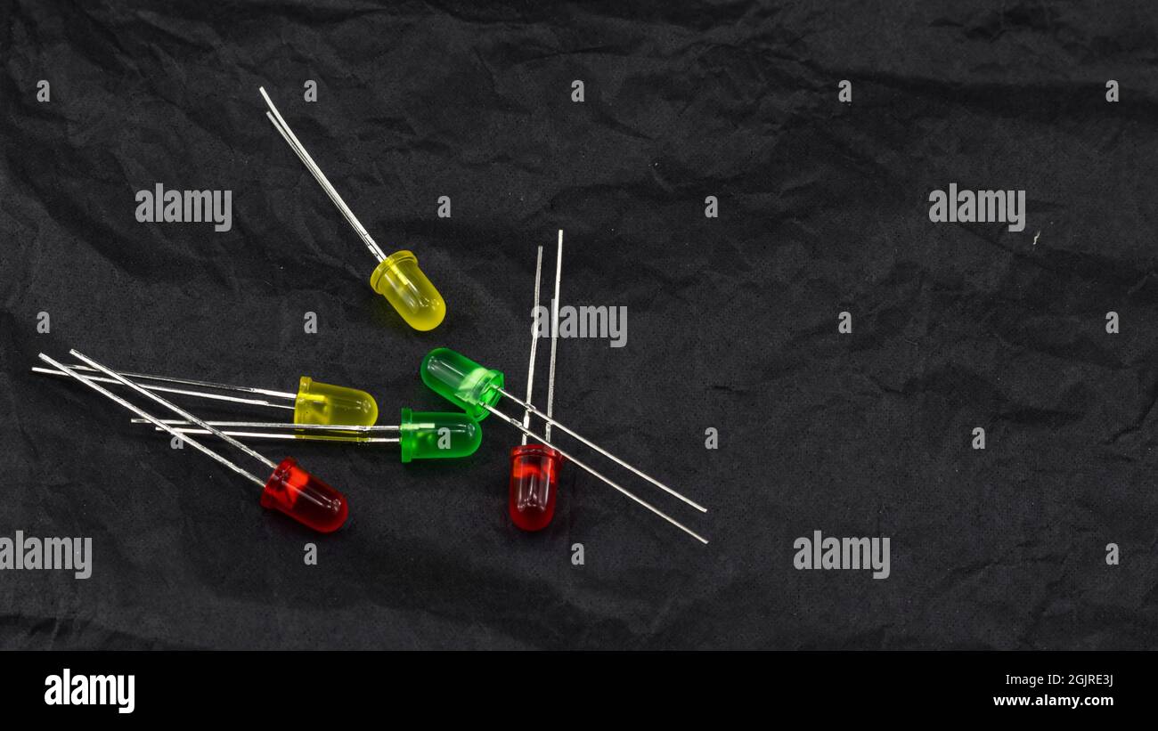 led-Licht Komponente elektronisch Stockfoto