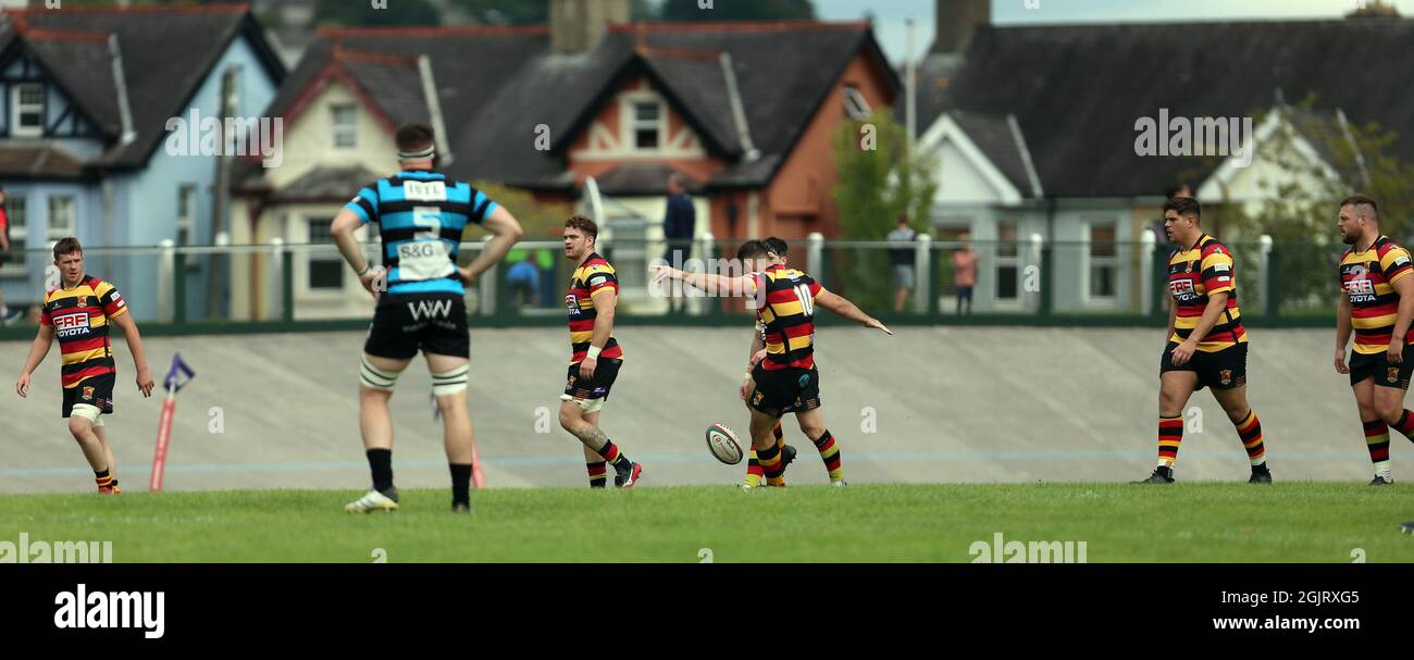 Carmarthen Quins RFC / Cardiff RFC 2021 Stockfoto