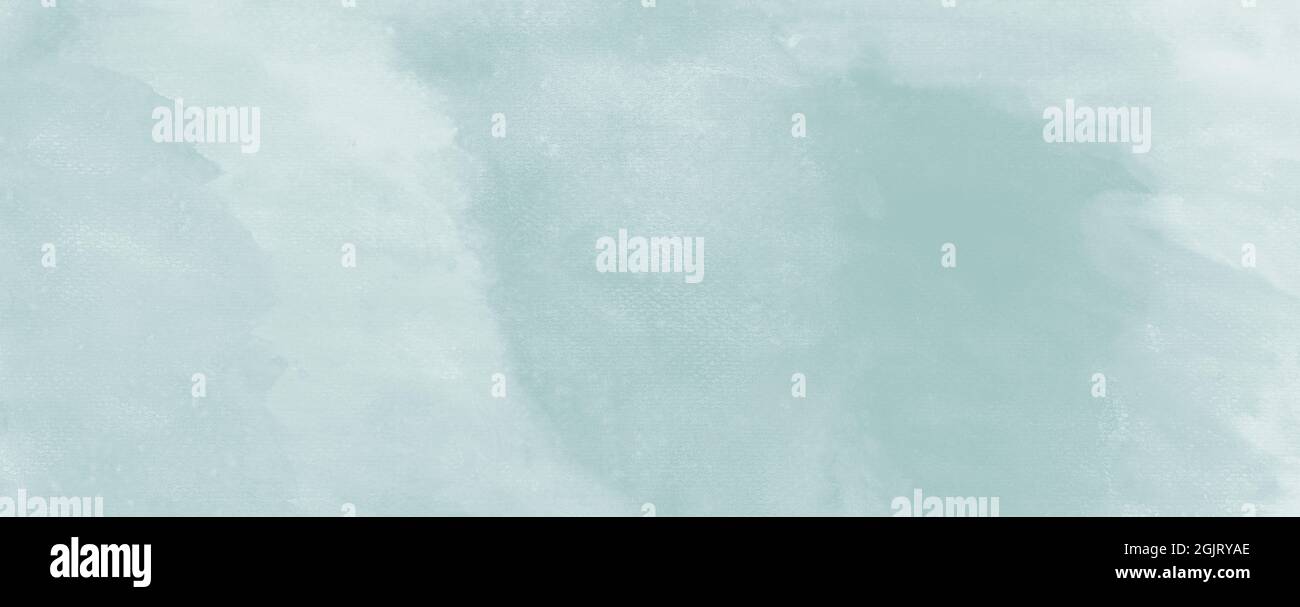 Pastellblau grau Aquarell Textur abstrakter Hintergrund. Handgemacht, organisch, mit hochauflösender gescannter Dateitechnik. Stockfoto
