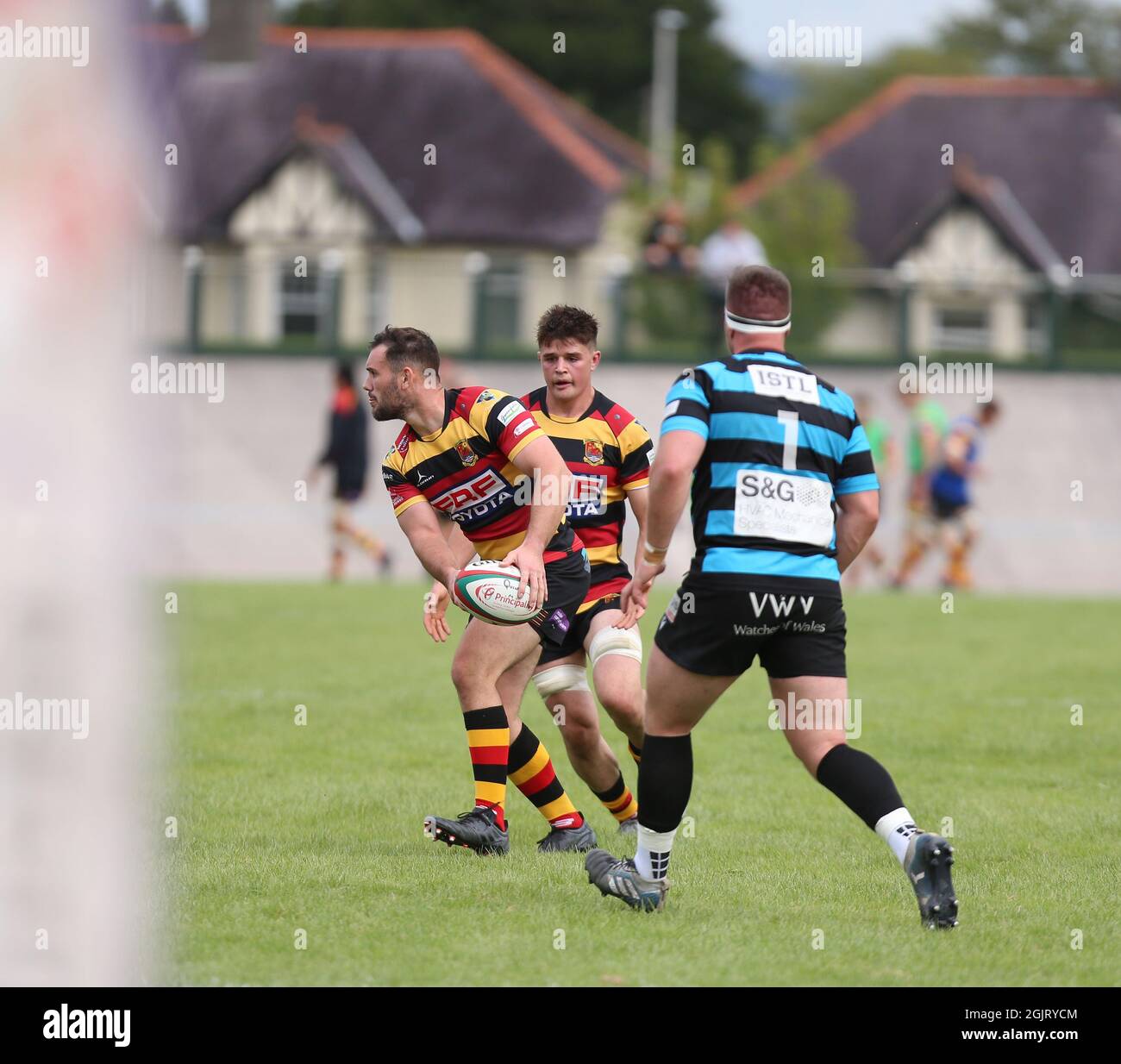 Carmarthen Quins RFC / Cardiff RFC 2021 Stockfoto