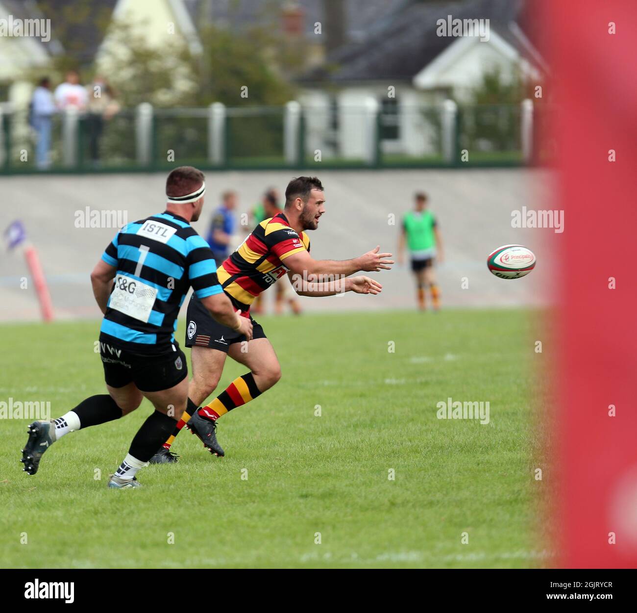 Carmarthen Quins RFC / Cardiff RFC 2021 Stockfoto