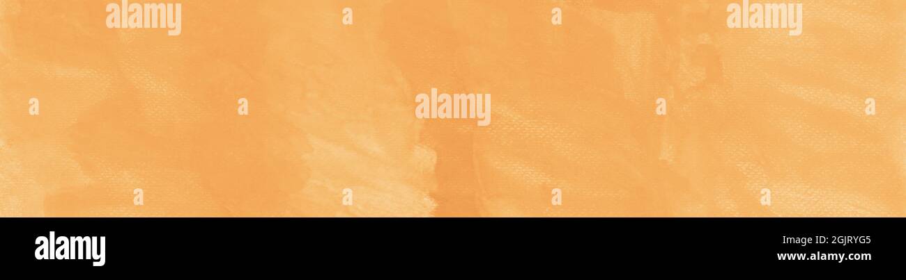 Braun, gebrannt gelb Pastell Textur abstrakten Panorama Banner Hintergrund. Handgefertigt, aus biologischem Anbau. Scandatei mit hoher Auflösung. Stockfoto
