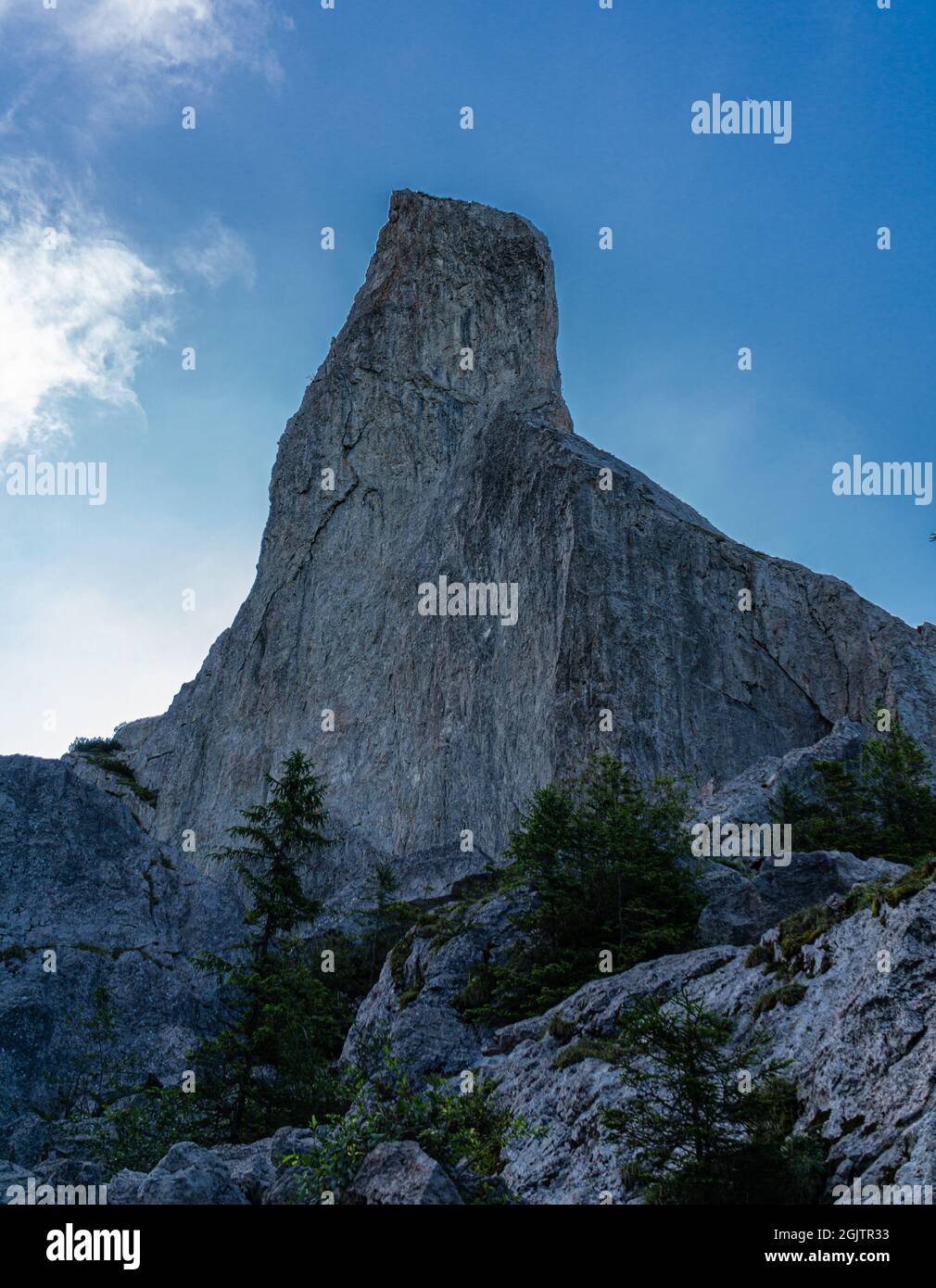 Die Karpaten Rarau Berge Pietrele Doamnei Rumänien Stockfoto