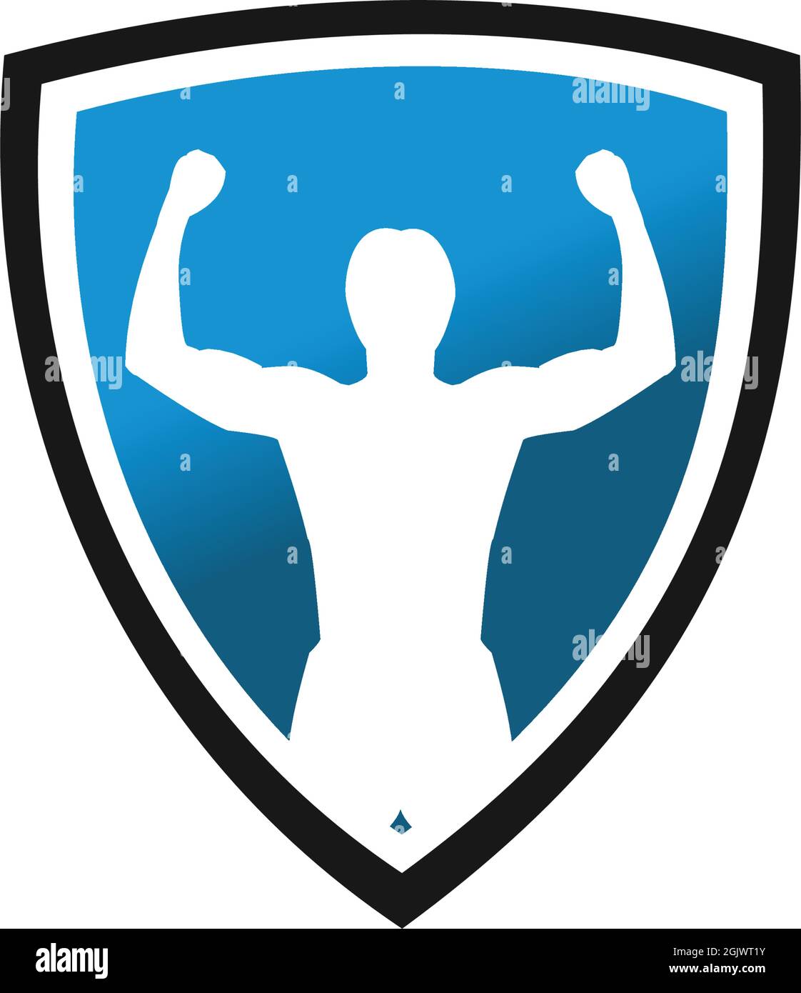 Fitness-Studio Logo Design Vektor Illustration Vorlage Stock Vektor
