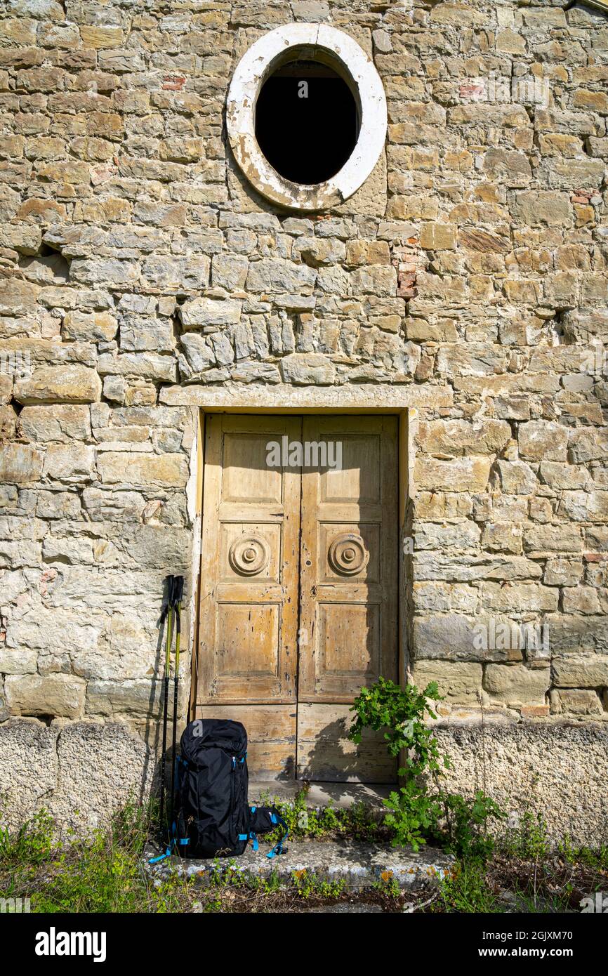 Kirche Santa Caterina. Modigliana, Forlì, Emilia Romagna, Italien, Europa. Stockfoto