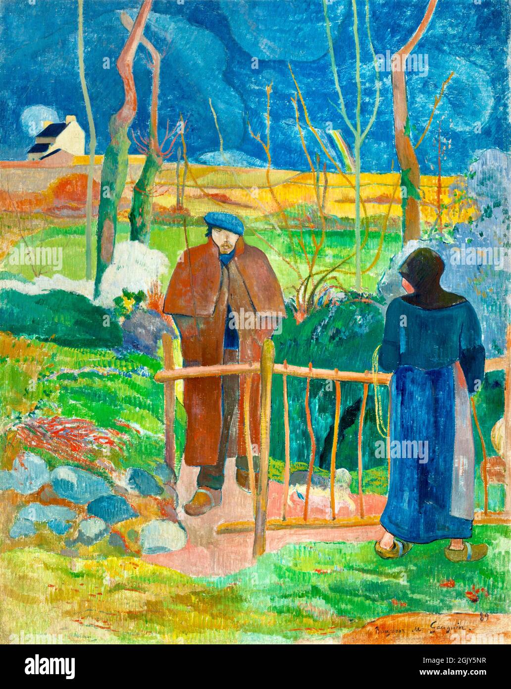 Paul Gauguin - Bonjour Monsieur Gauguin Stockfoto