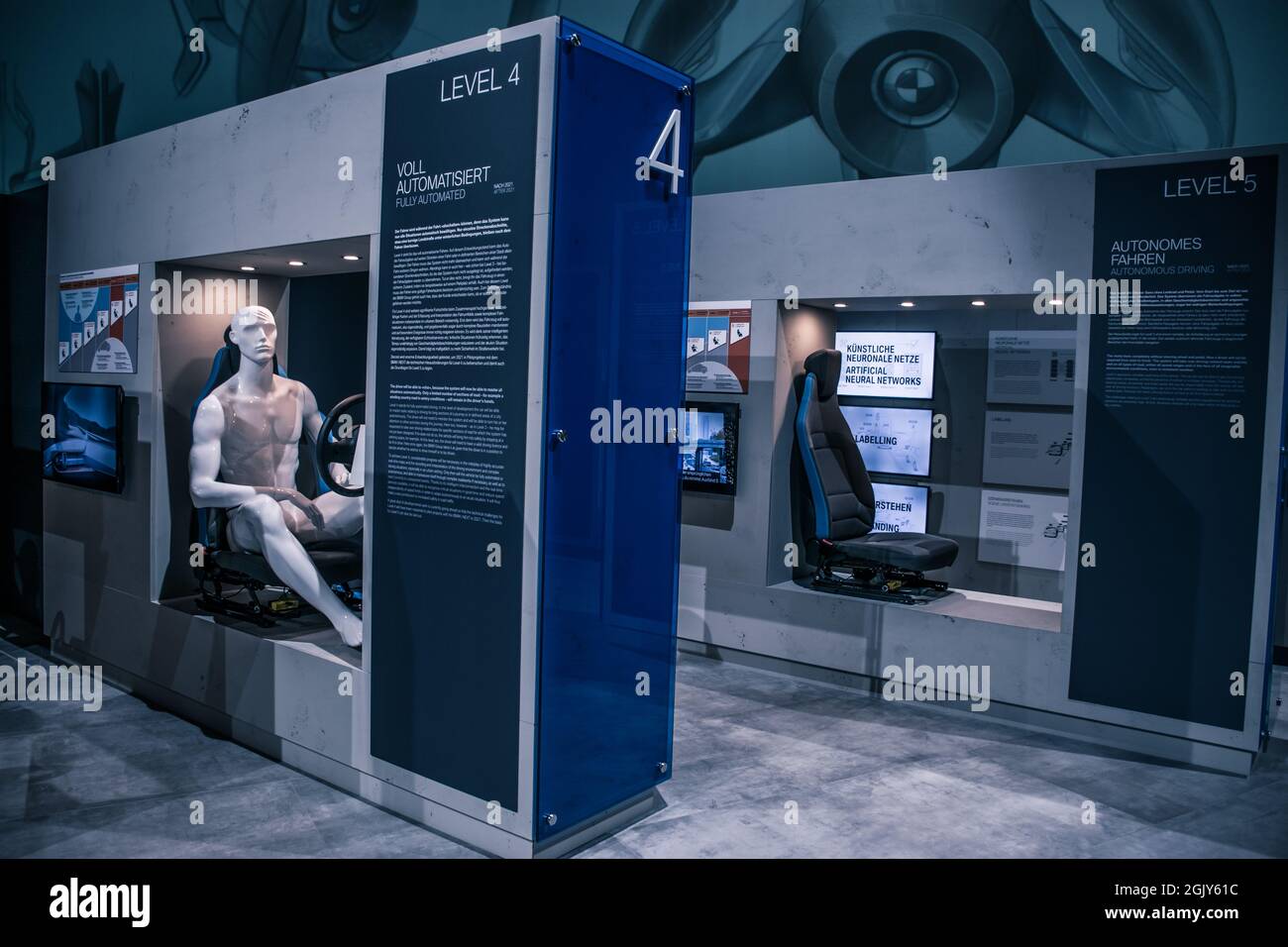 BMW i steht für eine gesunde und zukunftsorientierte Bedeutung der nachhaltigen premium Mobilität: Elektroantrieb, innovativen Material Stockfoto