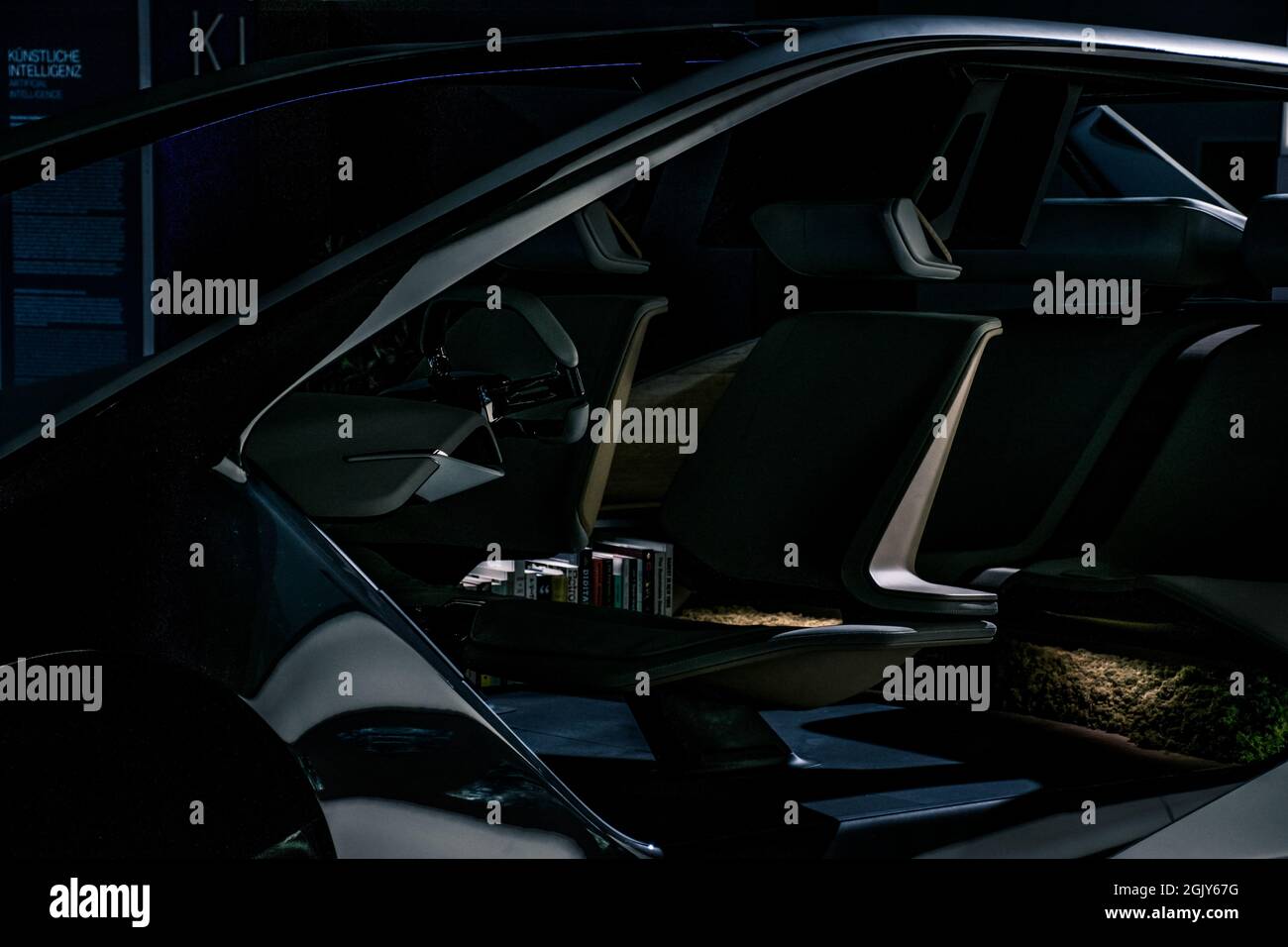 BMW i steht für eine gesunde und zukunftsorientierte Bedeutung der nachhaltigen premium Mobilität: Elektroantrieb, innovativen Material Stockfoto