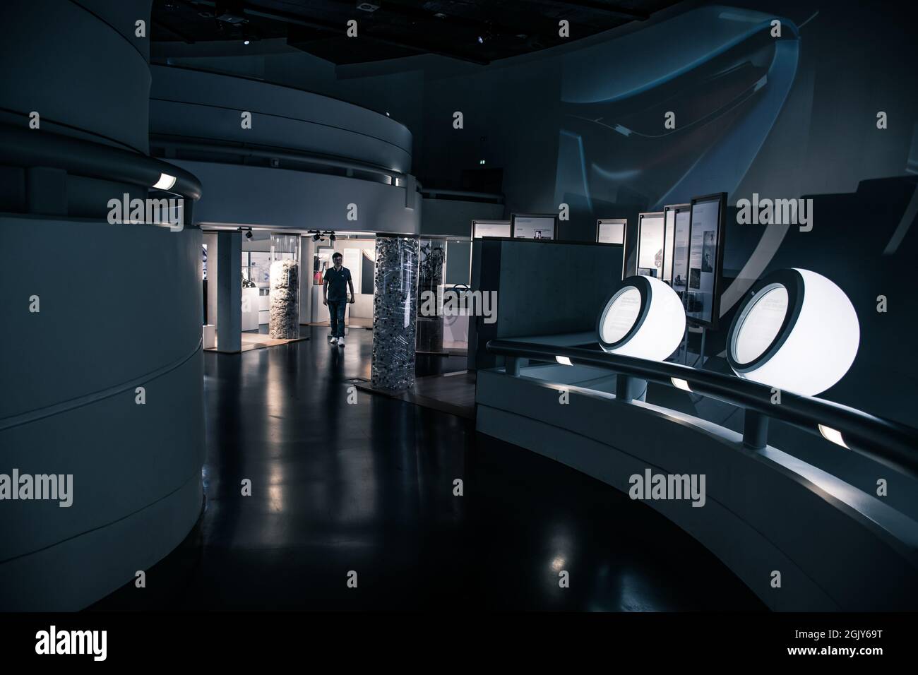 BMW i steht für eine gesunde und zukunftsorientierte Bedeutung der nachhaltigen premium Mobilität: Elektroantrieb, innovativen Material Stockfoto