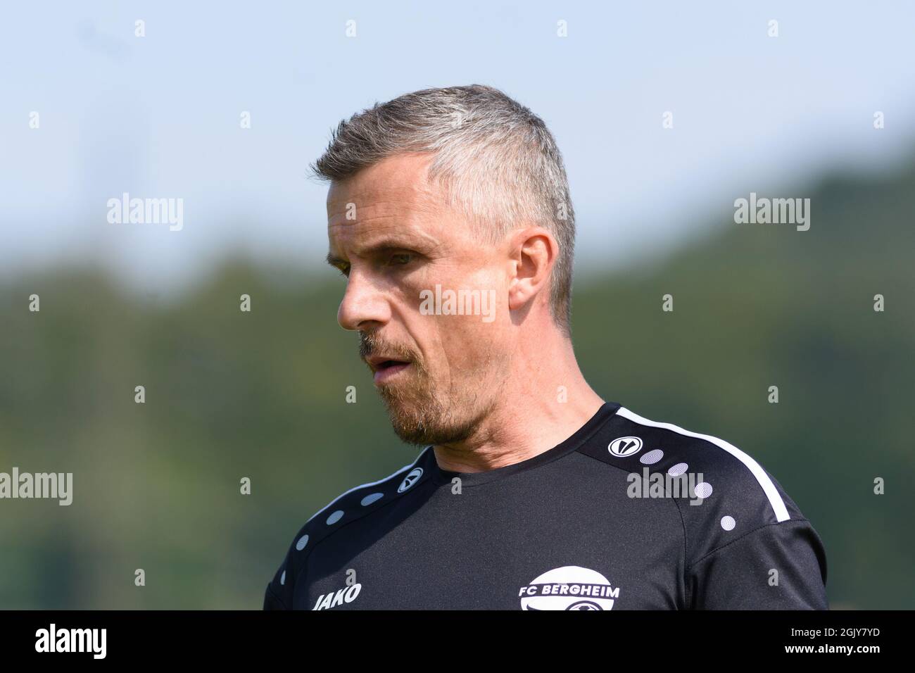 Torwarttrainer Herbert Weissgerber vor dem Bundesliga-Spiel Planet Pure Frauen zwischen FC Bergheim und Wacker Innsbruck im FC Bergheim Stadion, Österreich. Stockfoto