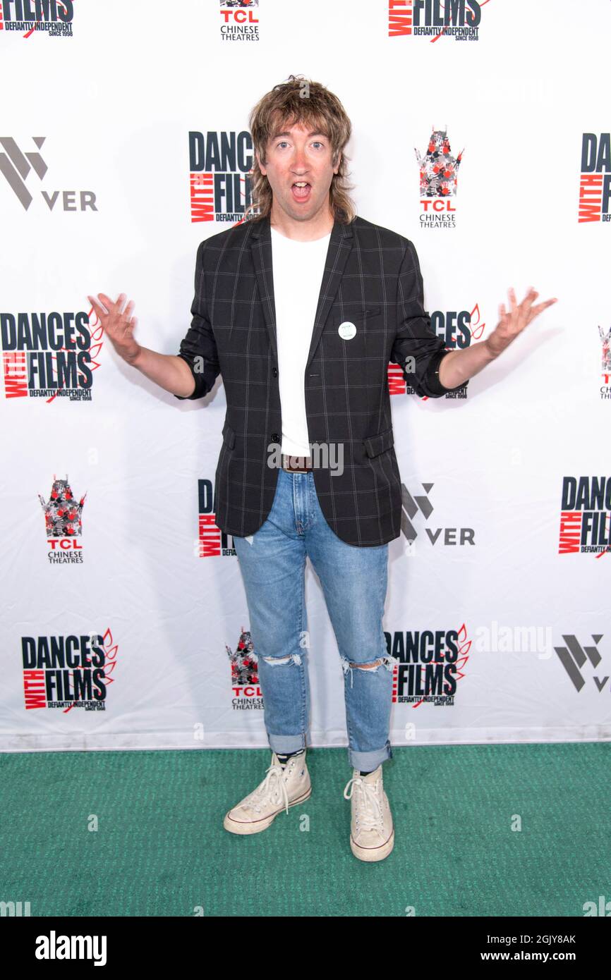 Los Angeles, USA. September 2021. Tom Higgenson von den Plain White T nimmt an 24. Jährlichem Tanz mit Filmen Teil Festival Musik Videos Premiere von 'Bleeding Audio' von Spielen im TCL Chinese Theatre, Los Angeles, CA am 11. September 2021 Quelle: Eugene Powers/Alamy Live News Stockfoto