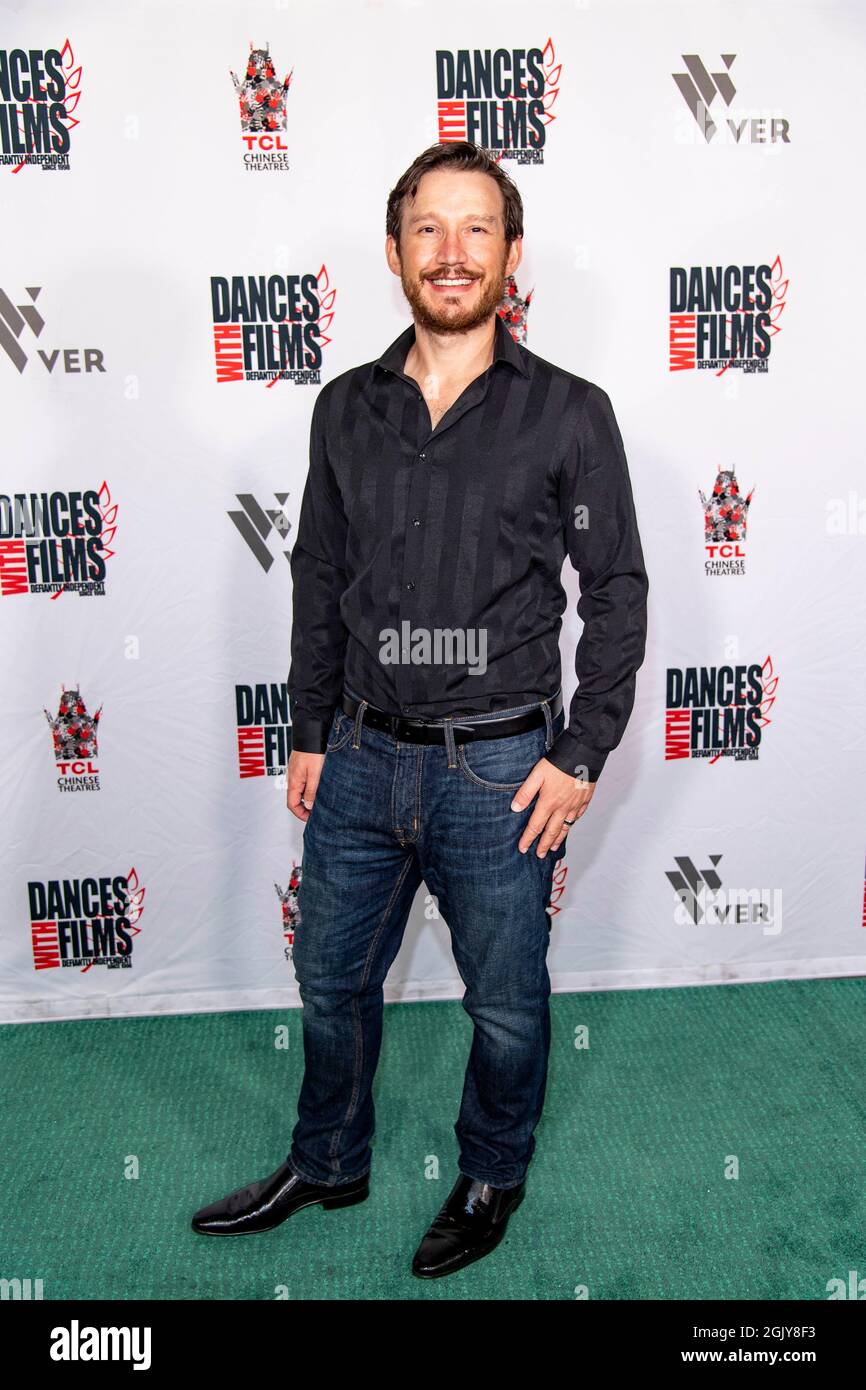 Los Angeles, USA. September 2021. Justin San Souci nimmt am 24. Jährlichen Dances with Films Festival Teil Musikvideos Premiere von „Bleeding Audio“ nach Spielen im TCL Chinese Theatre, Los Angeles, CA am 11. September 2021 Quelle: Eugene Powers/Alamy Live News Stockfoto