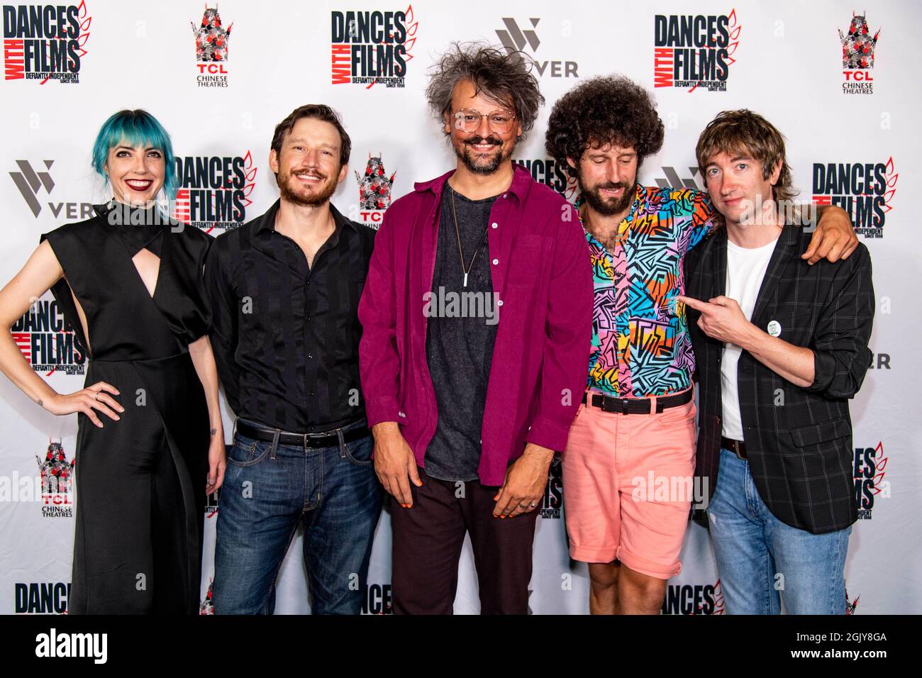Los Angeles, USA. September 2021. Teilnehmer des 24. Jährlichen Dances with Films Festival Music Videos Premiere von „Bleeding Audio“ nach Spielen im TCL Chinese Theatre, Los Angeles, CA am 11. September 2021 Quelle: Eugene Powers/Alamy Live News Stockfoto
