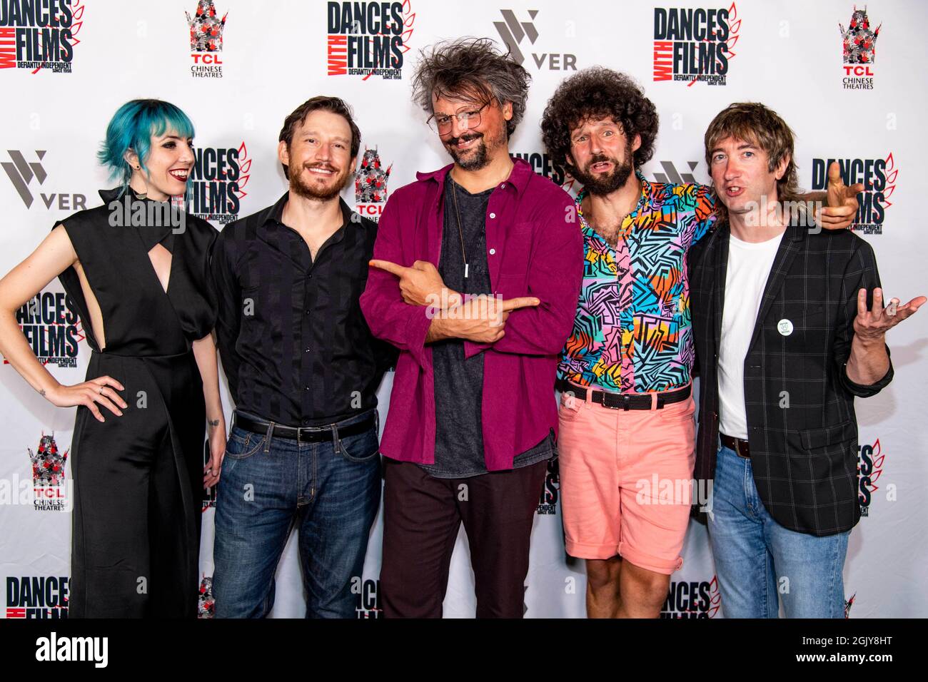 Los Angeles, USA. September 2021. Teilnehmer des 24. Jährlichen Dances with Films Festival Music Videos Premiere von „Bleeding Audio“ nach Spielen im TCL Chinese Theatre, Los Angeles, CA am 11. September 2021 Quelle: Eugene Powers/Alamy Live News Stockfoto