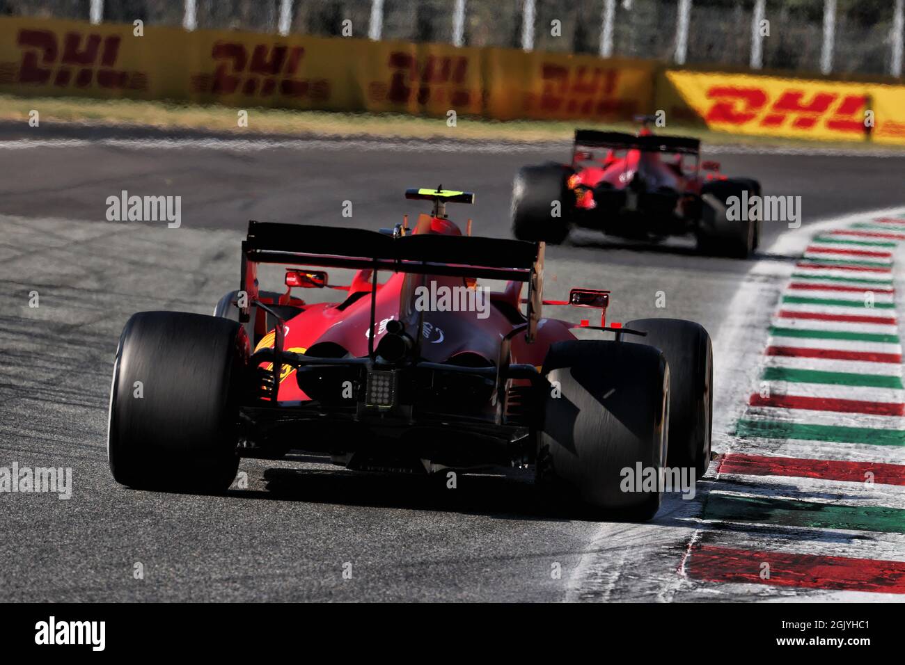 Carlos Sainz Jr (ESP) Ferrari SF-21. 12.09.2021. Formel 1 Weltmeisterschaft, Rd 14, Großer Preis Von Italien, Monza, Italien, Wettkampftag. Bildnachweis sollte lauten: XPB/Press Association Images. Stockfoto