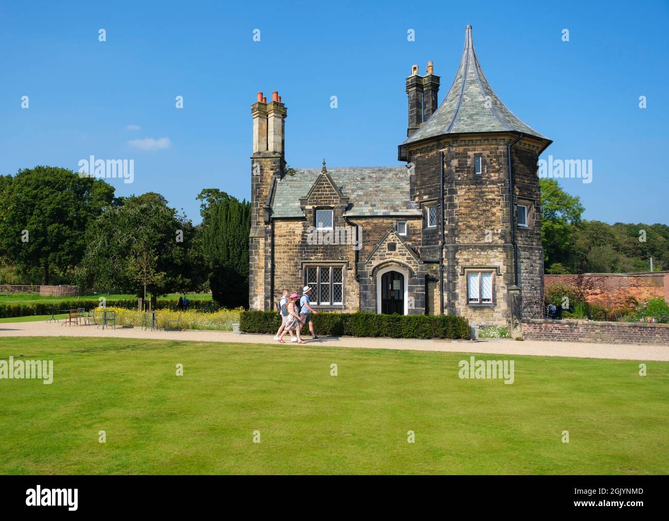 The Garden Cottage, RHS Bridgewater Gardens, Worsley, Salford, Manchester, VEREINIGTES KÖNIGREICH Stockfoto