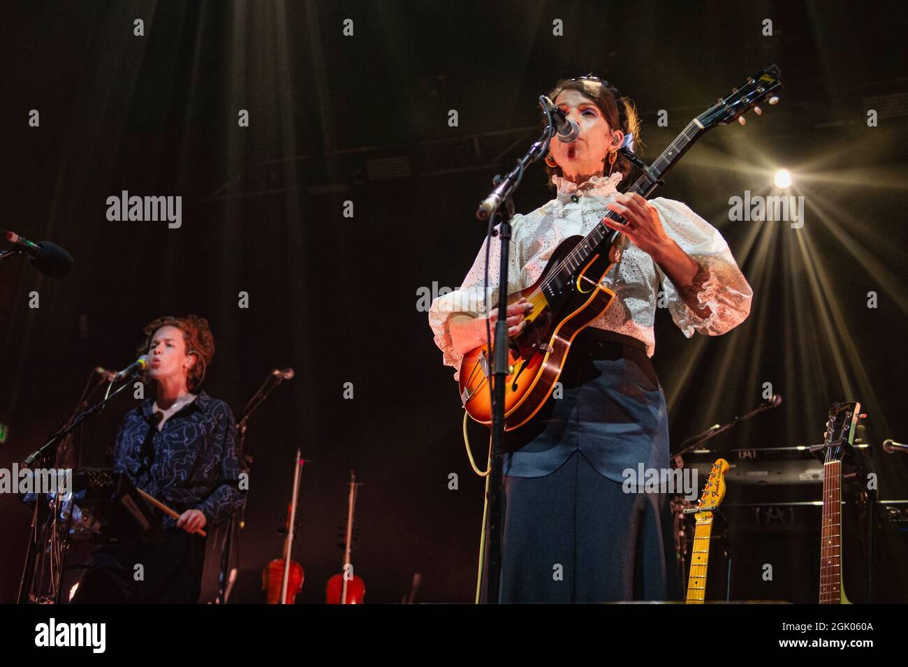 Glasgow, Schottland, Großbritannien. September 2021. Jesca Hoop im Konzert, Glasgow Great, Großbritannien. Stockfoto