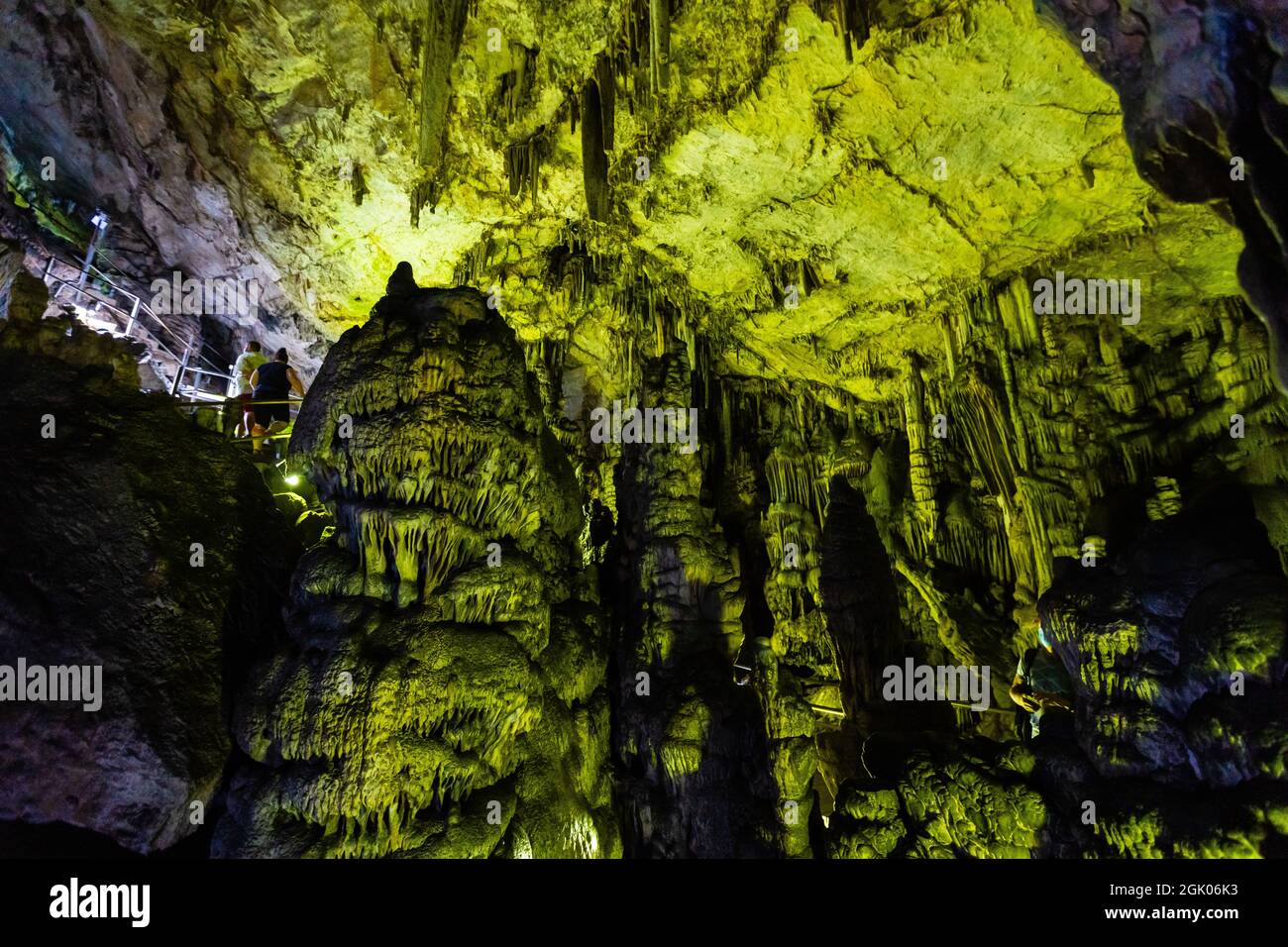 Dikteo Andro Höhle auch bekannt als Geburtsort von Zeus auf Kreta, Griechenland. Stockfoto