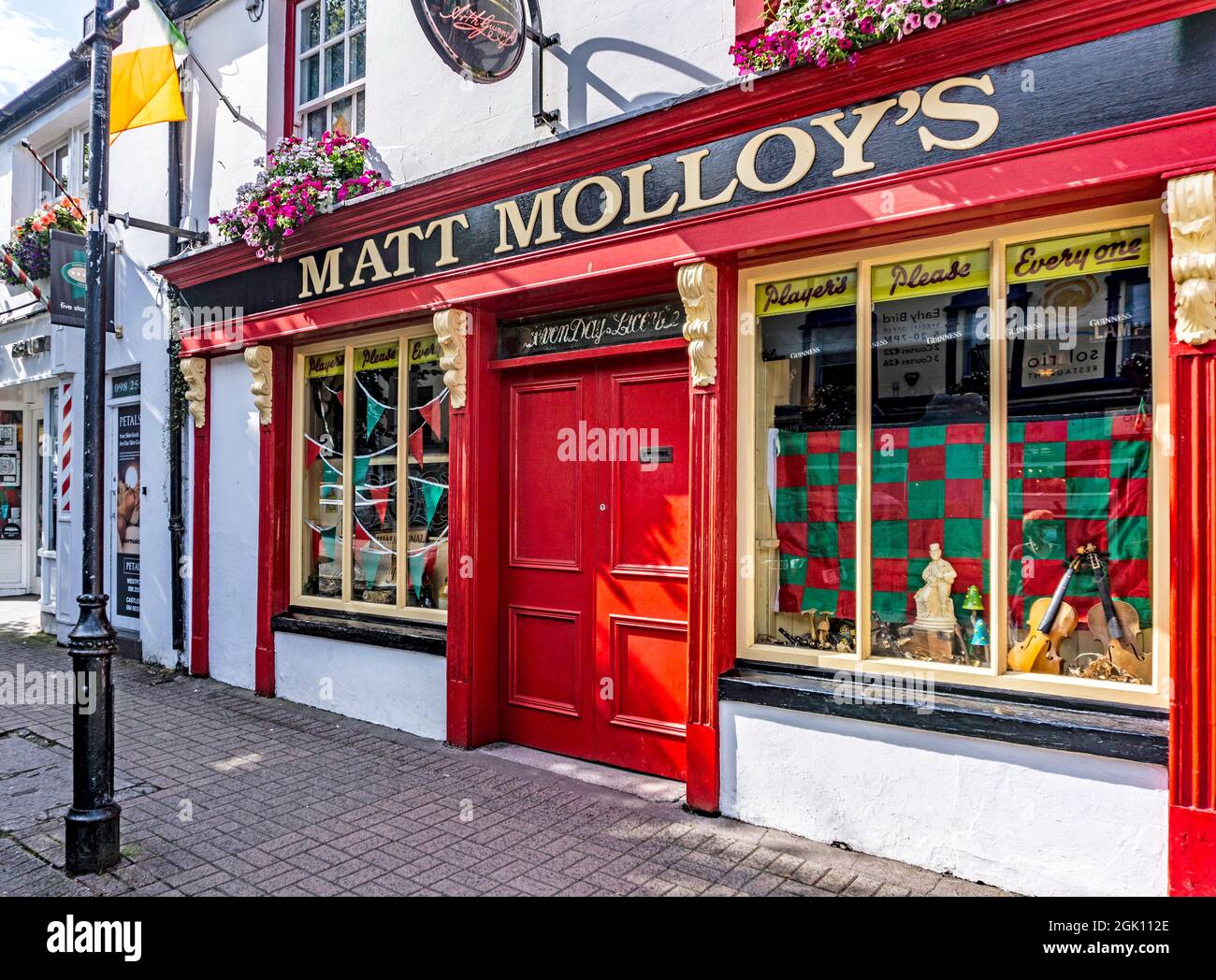 Matt Molloy's Pub in Westport, County Mayo, Irland. Stockfoto