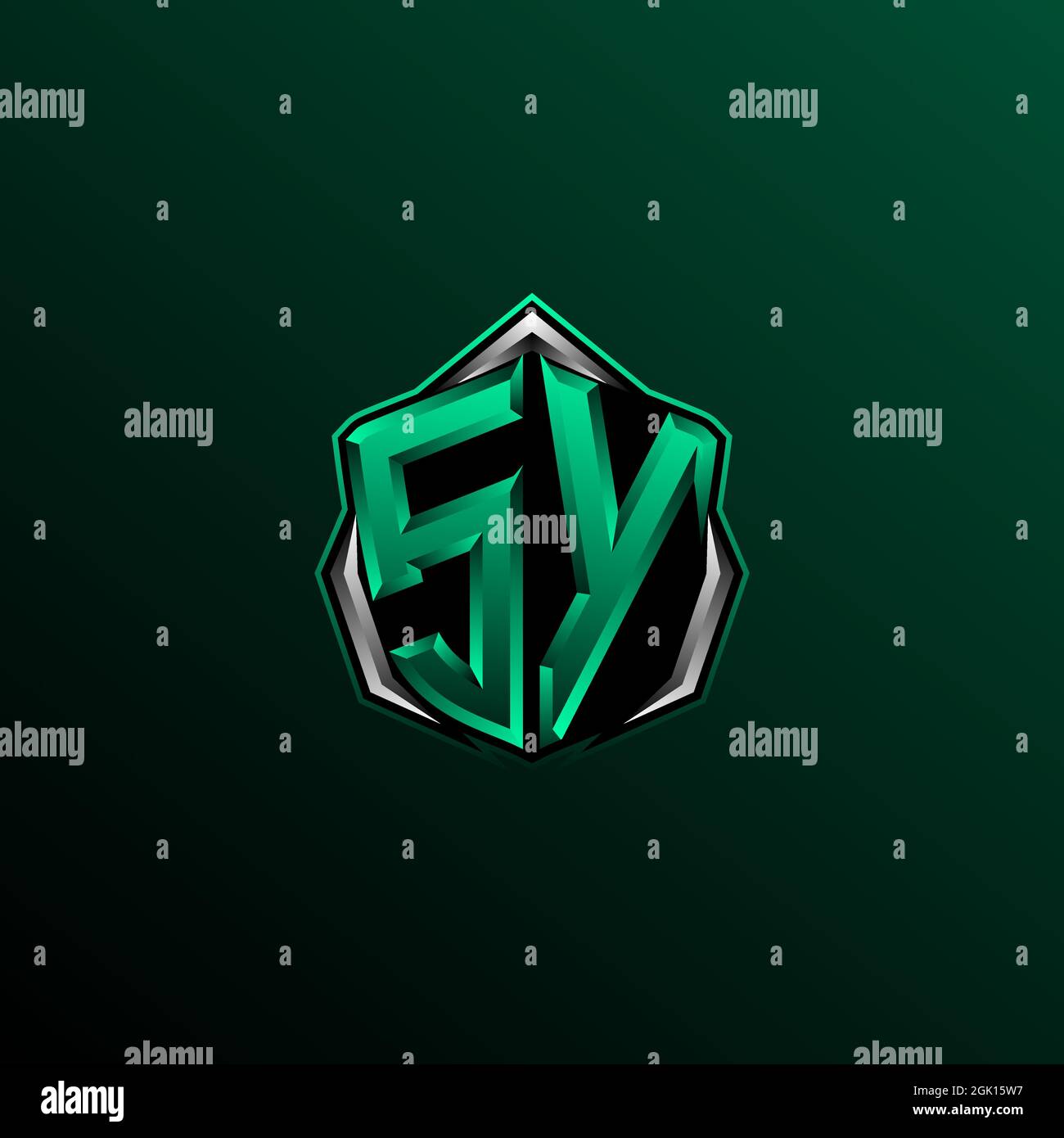 Ursprüngliches SD-Logo-Design, anfängliches SO-Logo-Design mit Circle-Stil, Logo für Spiele, eSport, Community oder Unternehmen. Stock Vektor