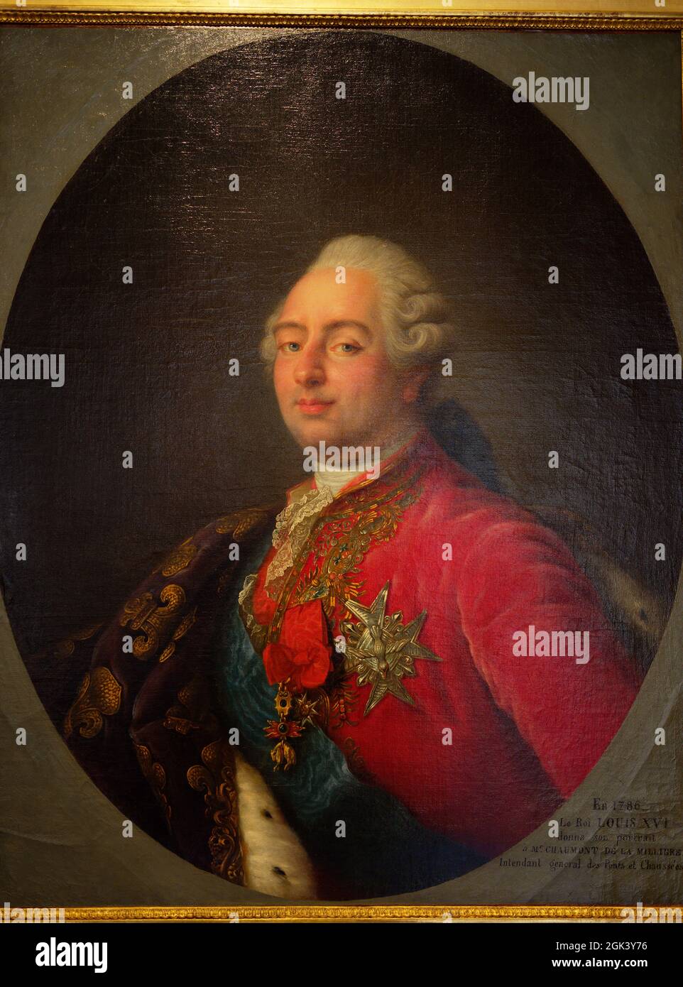 Portrait de Louis XVI (1786) Stockfoto