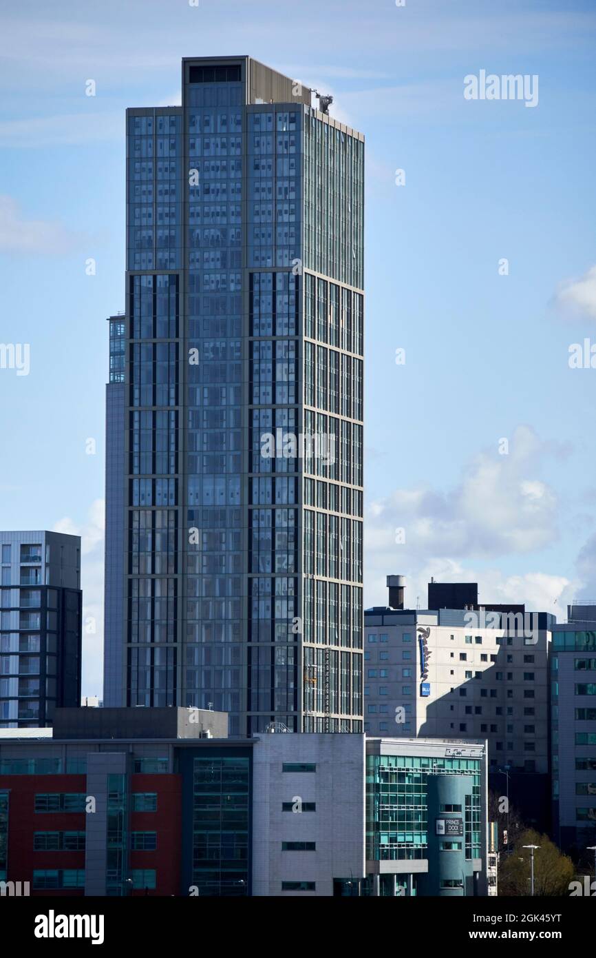 Der Wohnturm Lexington in der liverpool Waters Phase 2 Entwicklung liverpool england großbritannien Stockfoto