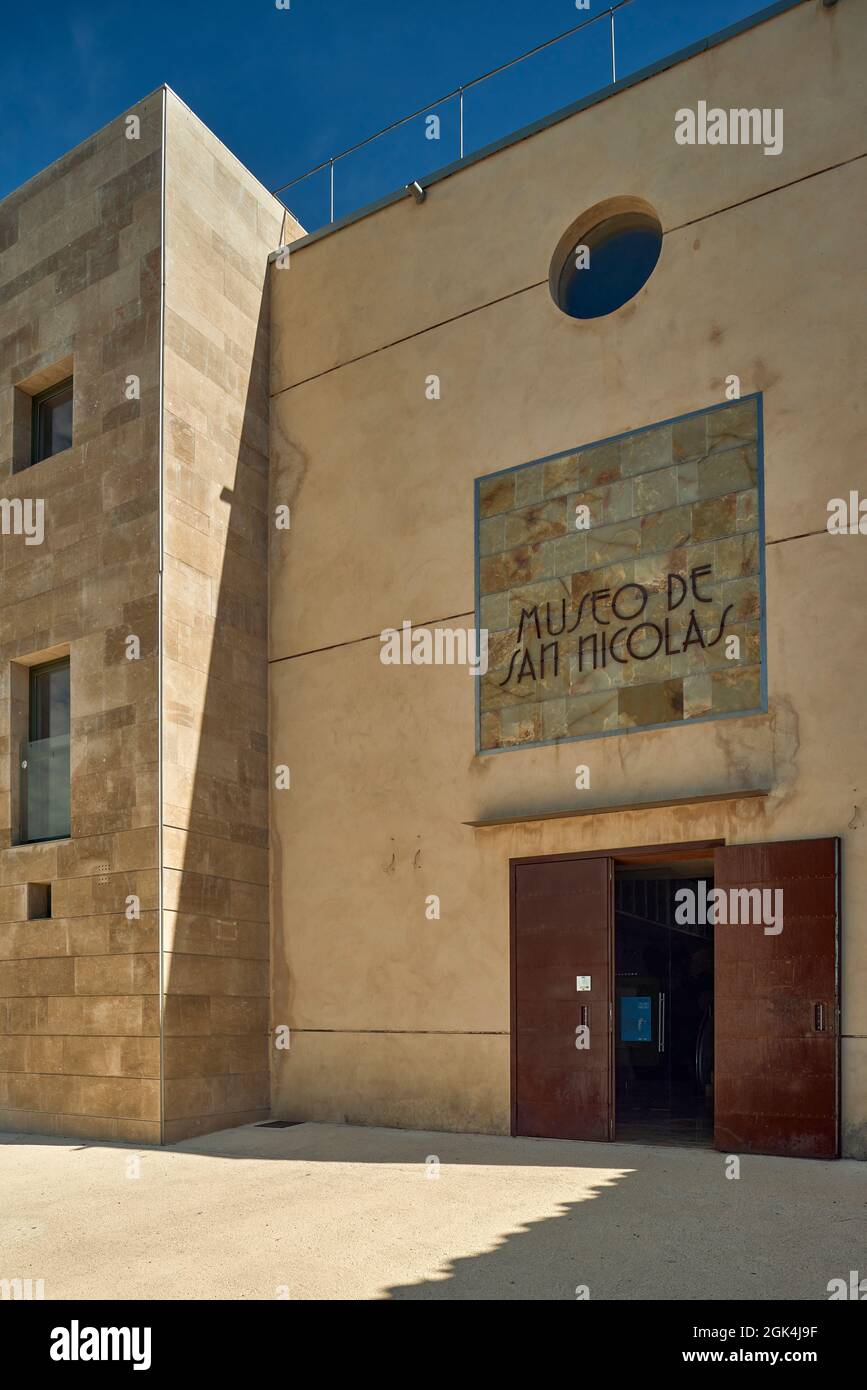 Museo de San Nicolas in Requena Villa in der Provinz Valencia, Spanien, Europa Stockfoto
