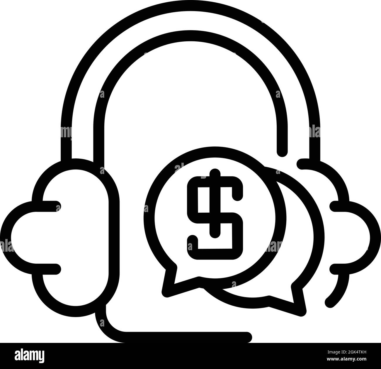 Den Symbolumriß Ihres Kunden kennen. KYC-Geschäft. Kundenvertrauen Stock Vektor