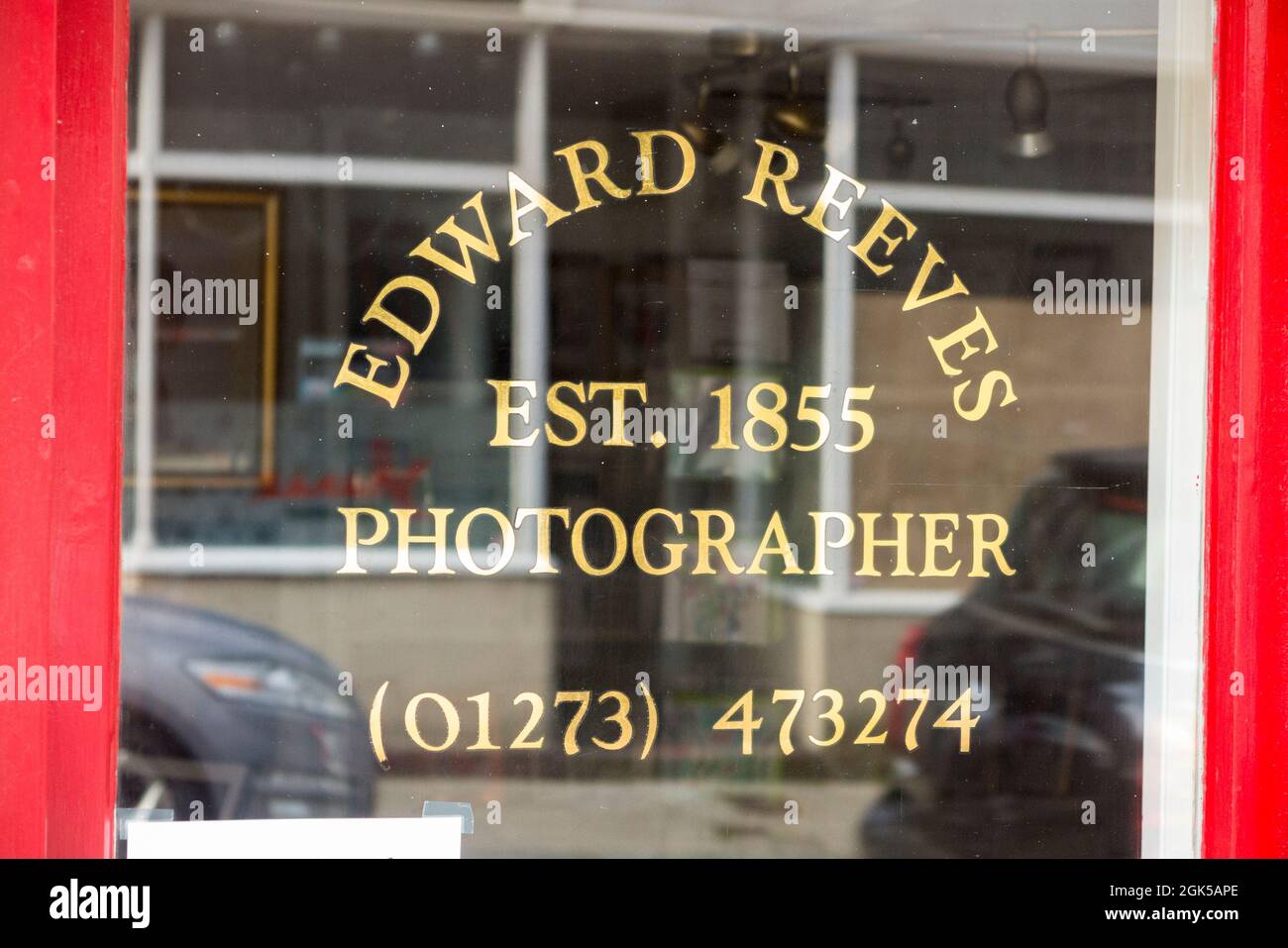 Edward Reeves Photography Shop / Studio, Lewes, Sussex, gegründet 1855, gilt es als das am längsten arbeitende Fotostudio der Welt. VEREINIGTES KÖNIGREICH (127) Stockfoto