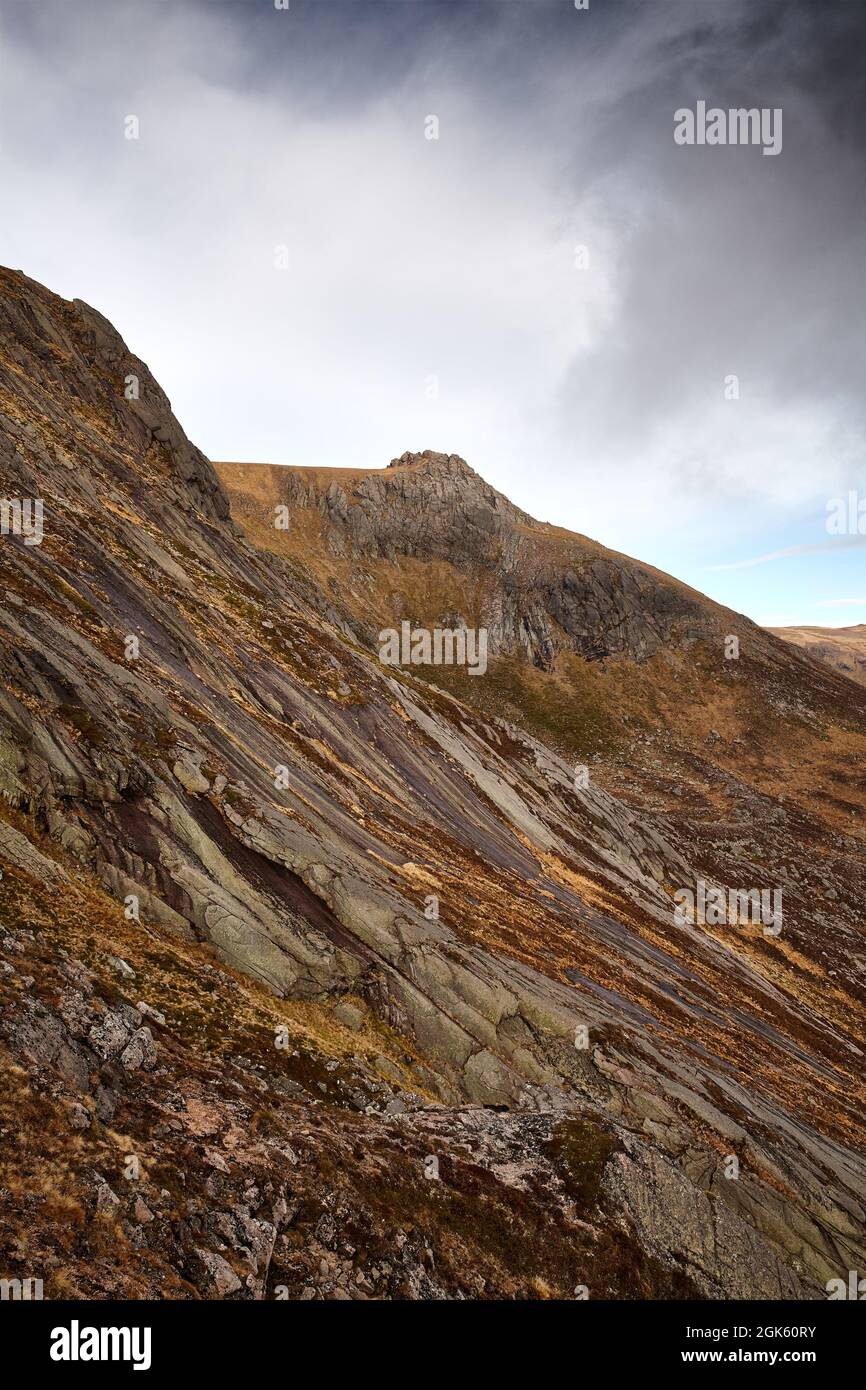 Zerklüftete Cairngorm-Landschaft Stockfoto