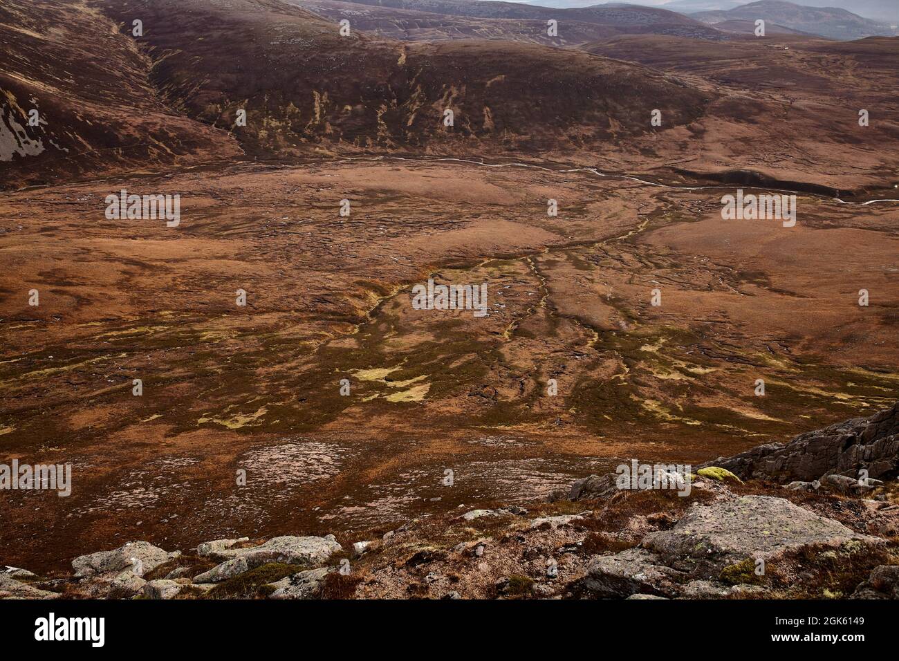 Zerklüftete Cairngorm-Landschaft Stockfoto