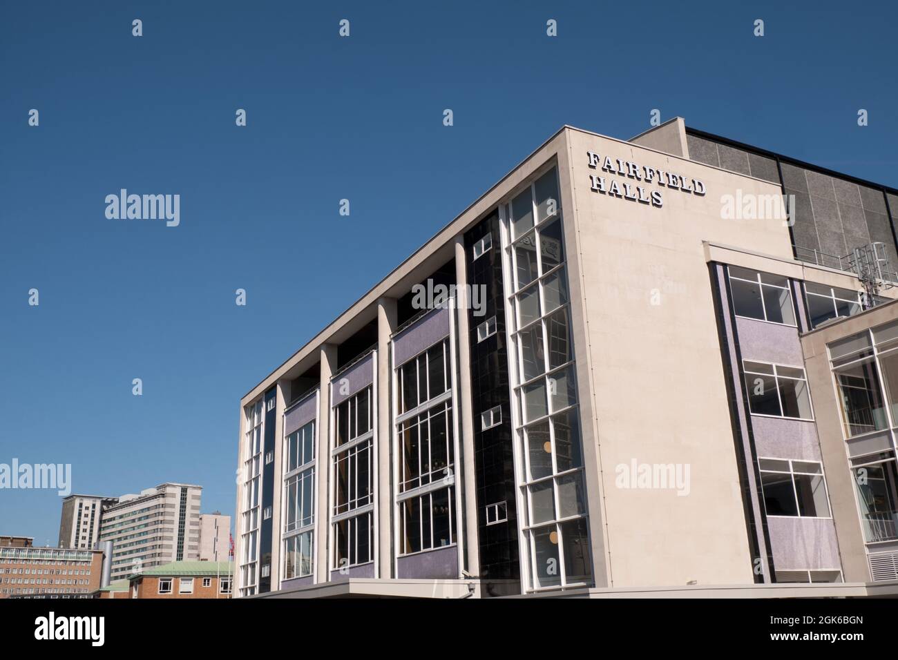 Fairfield Halls Theater- und Konzerthalle in Croydon in Surrey, England Stockfoto