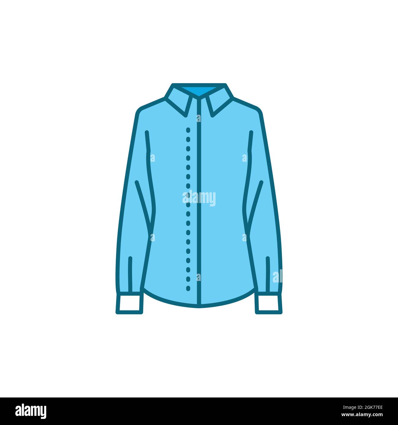 Symbol für die Linie der Hemdfarbe. Piktogramm für Webseite, mobile App,  Promo Stock-Vektorgrafik - Alamy