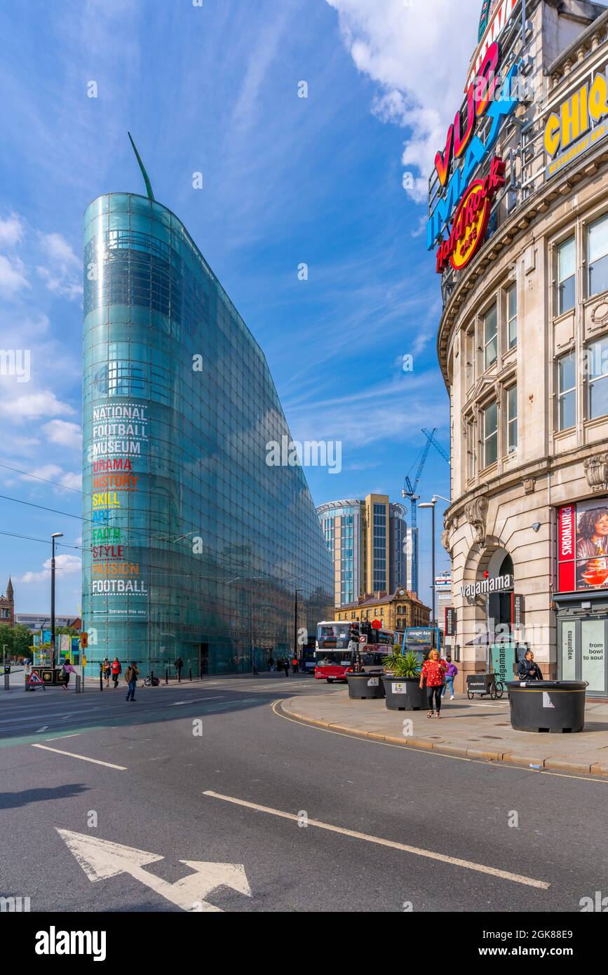 The English Football Hall of Fame and Print Works, Manchester, Lancashire, England, Großbritannien, Europa Stockfoto