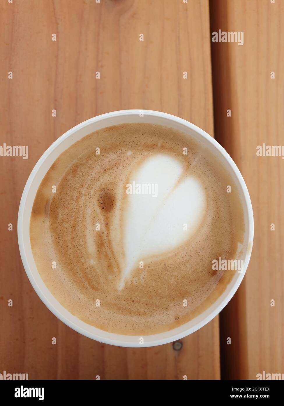 Ein leckerer Cappuccino Stockfoto
