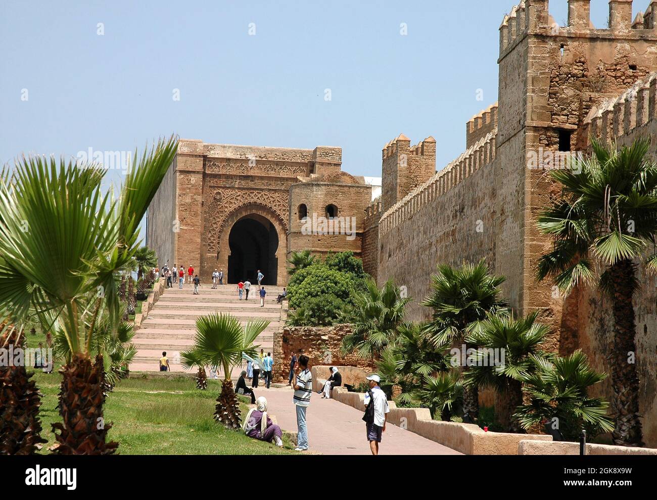 Bab Oudaya in Rabat, der Hauptstadt Marokkos Stockfoto